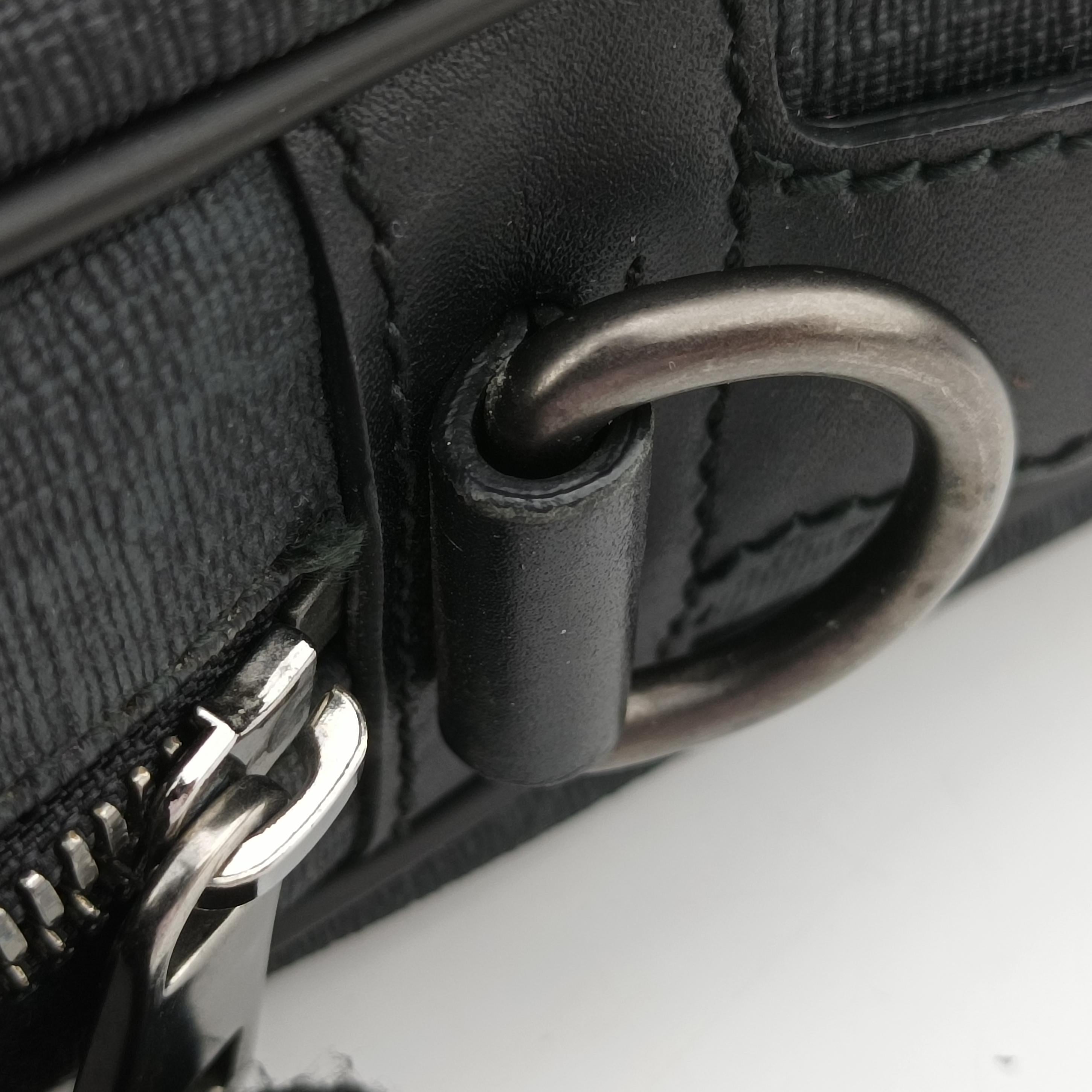 Vintage Gucci GG Plus GG Supreme Black PVC coated canvas 368557 handbag | stylenewstar