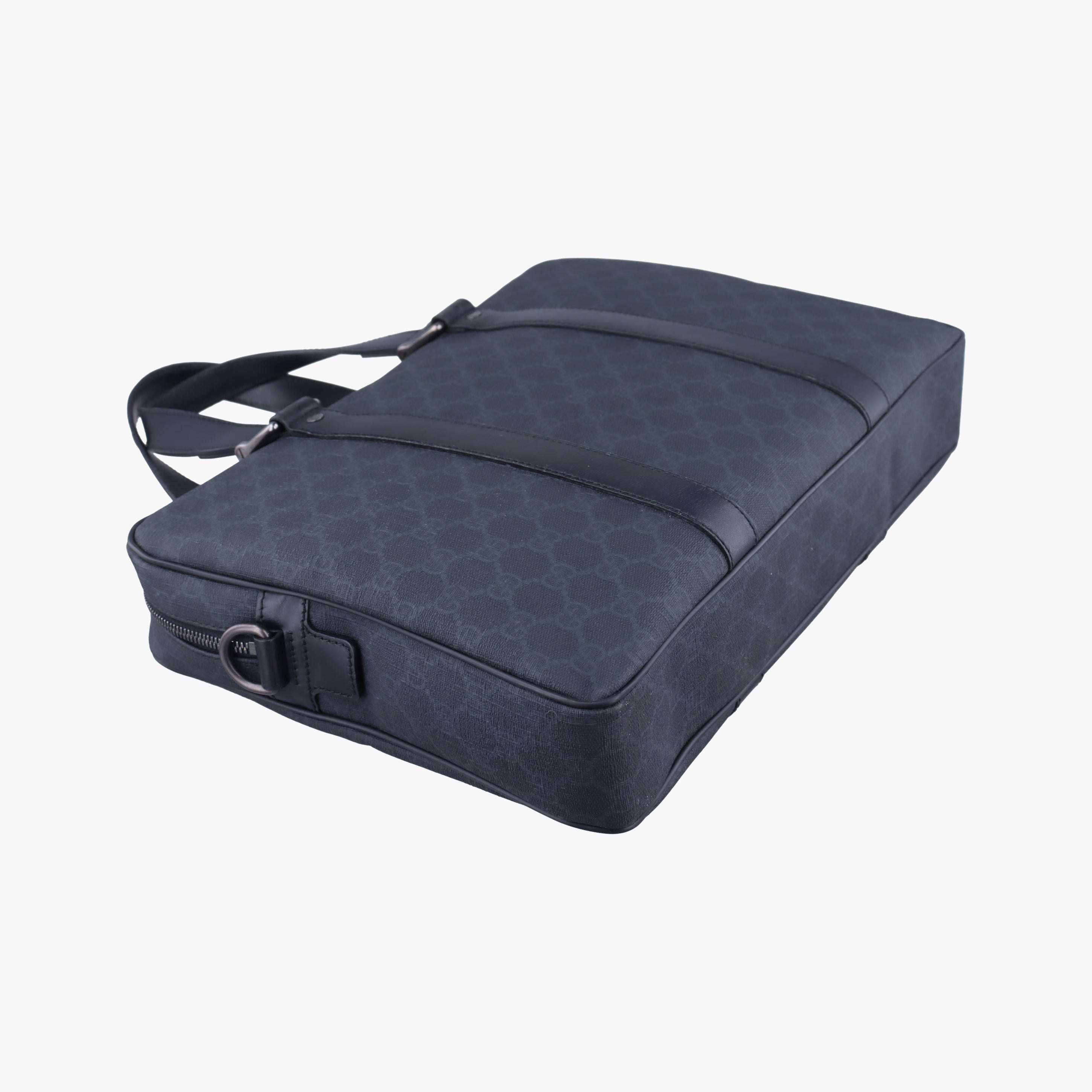 Vintage Gucci GG Plus GG Supreme Black PVC coated canvas 368557 handbag | stylenewstar
