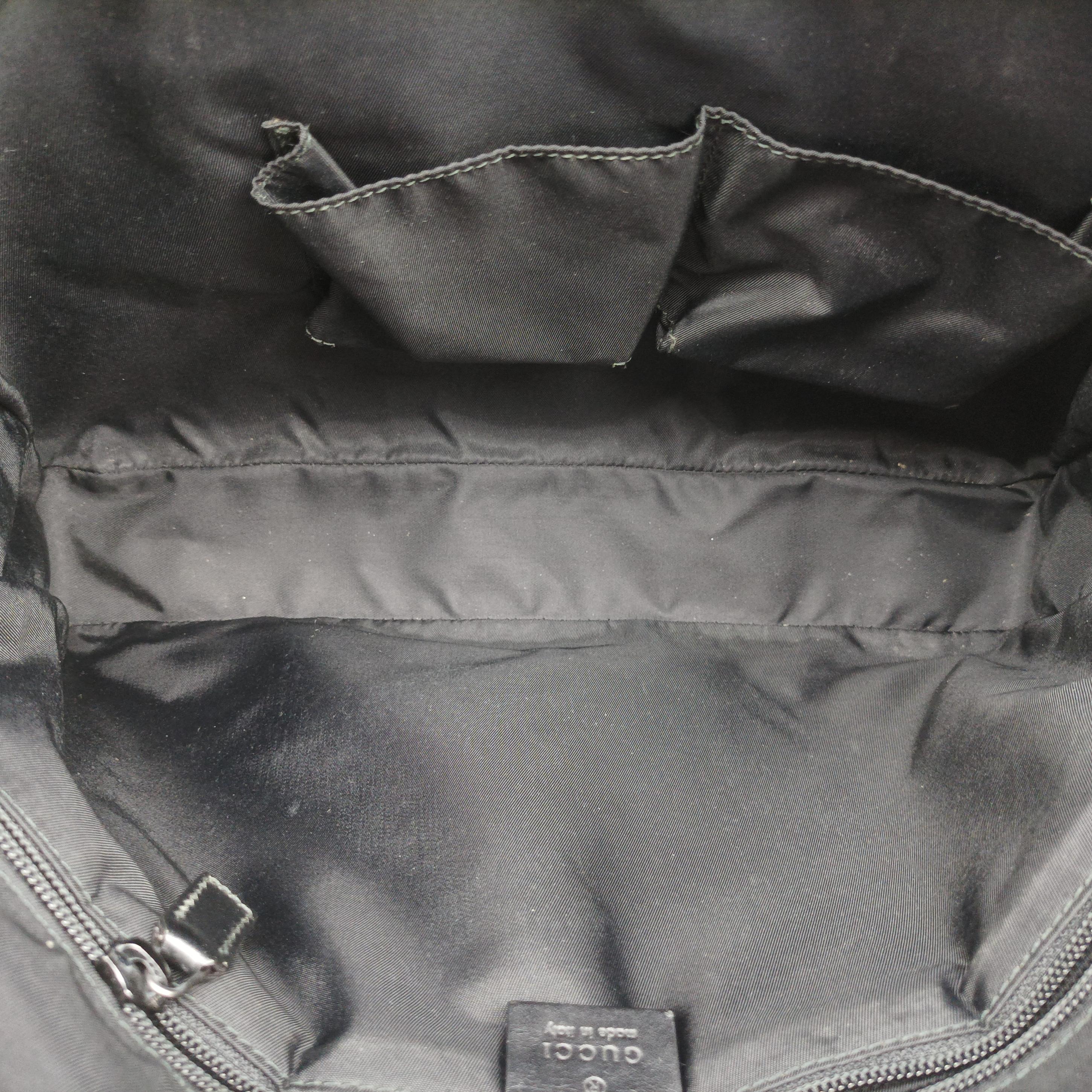 Vintage Gucci GG Plus GG Supreme Black PVC coated canvas 368557 handbag | stylenewstar