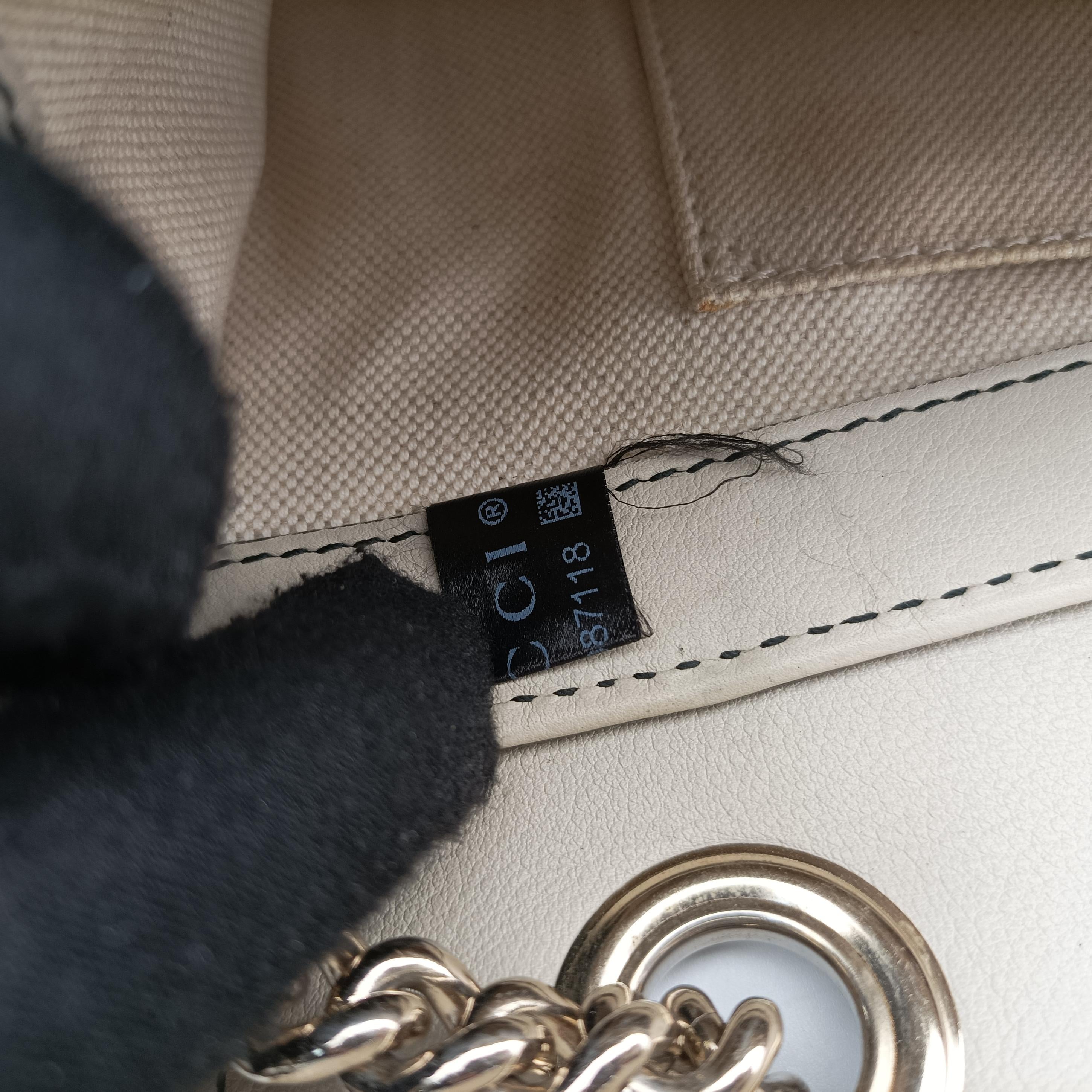 Pre-owned Gucci Emily White Leather 295402 shoulderbag | stylenewstar