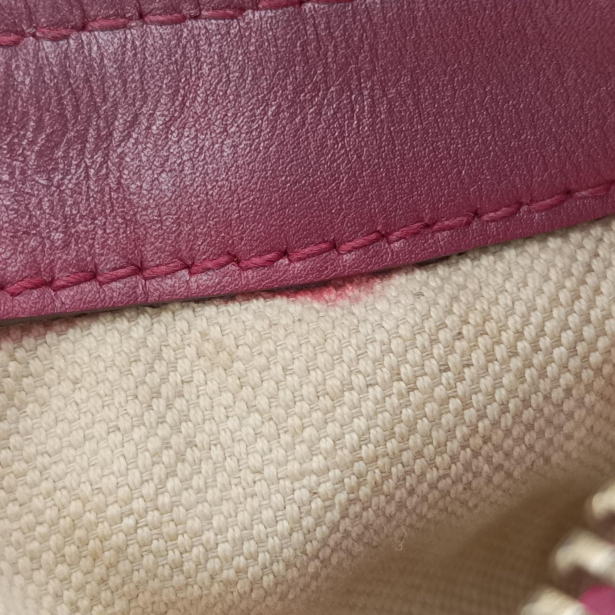 Pre-owned Gucci Guccissima Heart Bit Brown × Purple canvas×leather 269957 handbag | stylenewstar