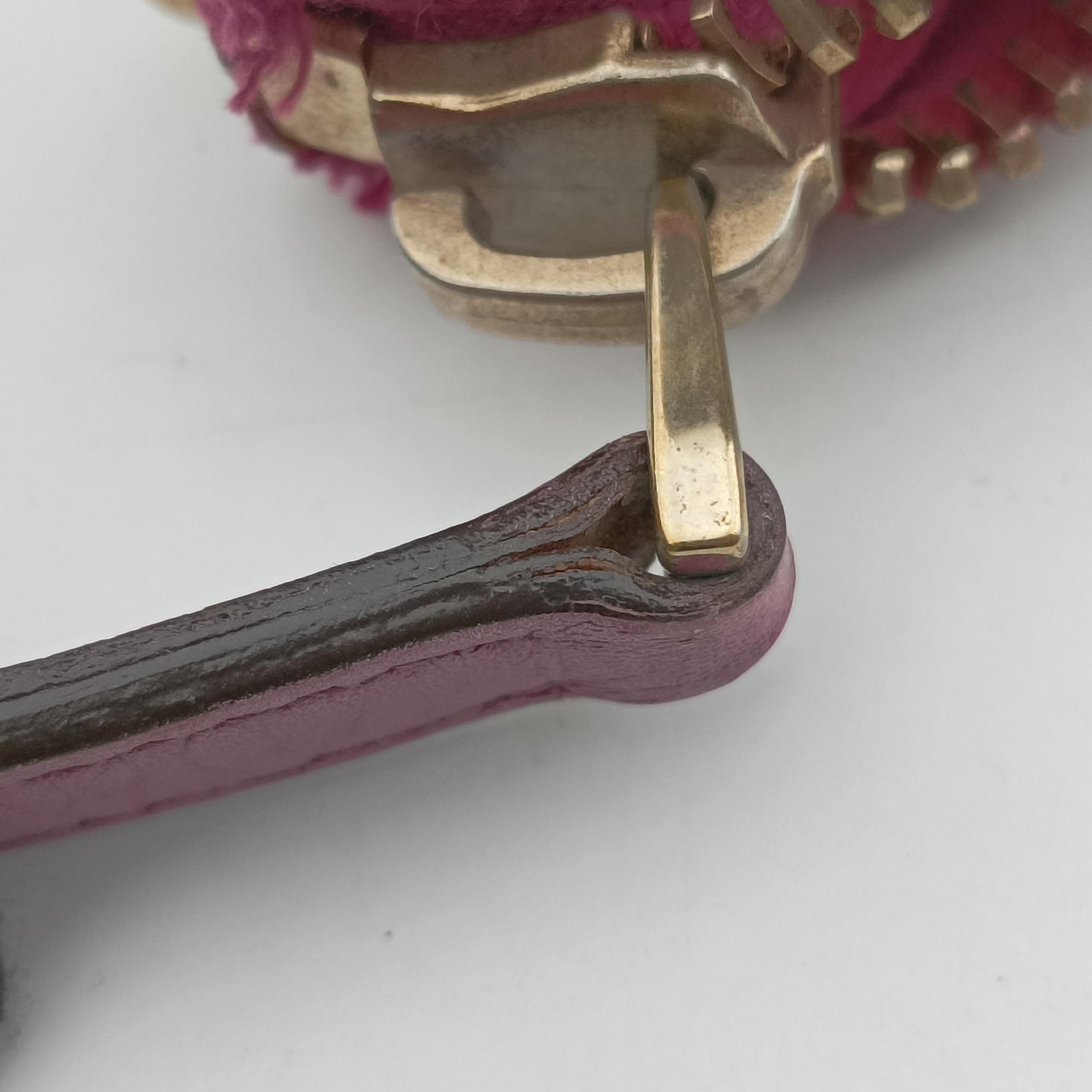 Pre-owned Gucci Guccissima Heart Bit Brown × Purple canvas×leather 269957 handbag | stylenewstar