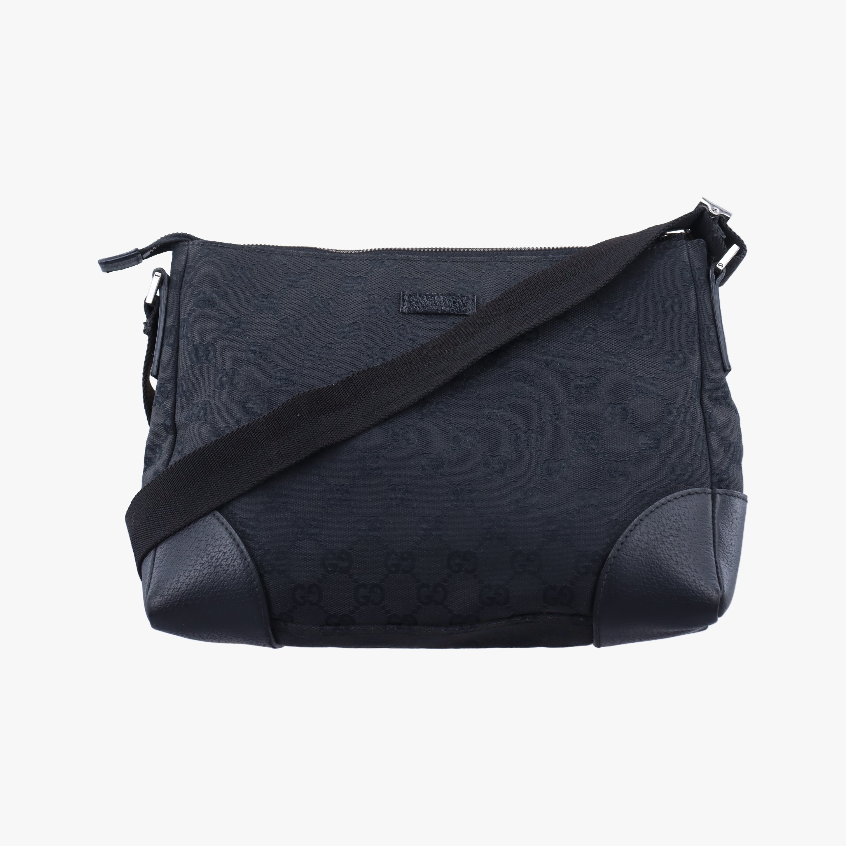 Secondhand Gucci GG Canvas Black canvas×leather 114273 shoulderbag | stylenewstar
