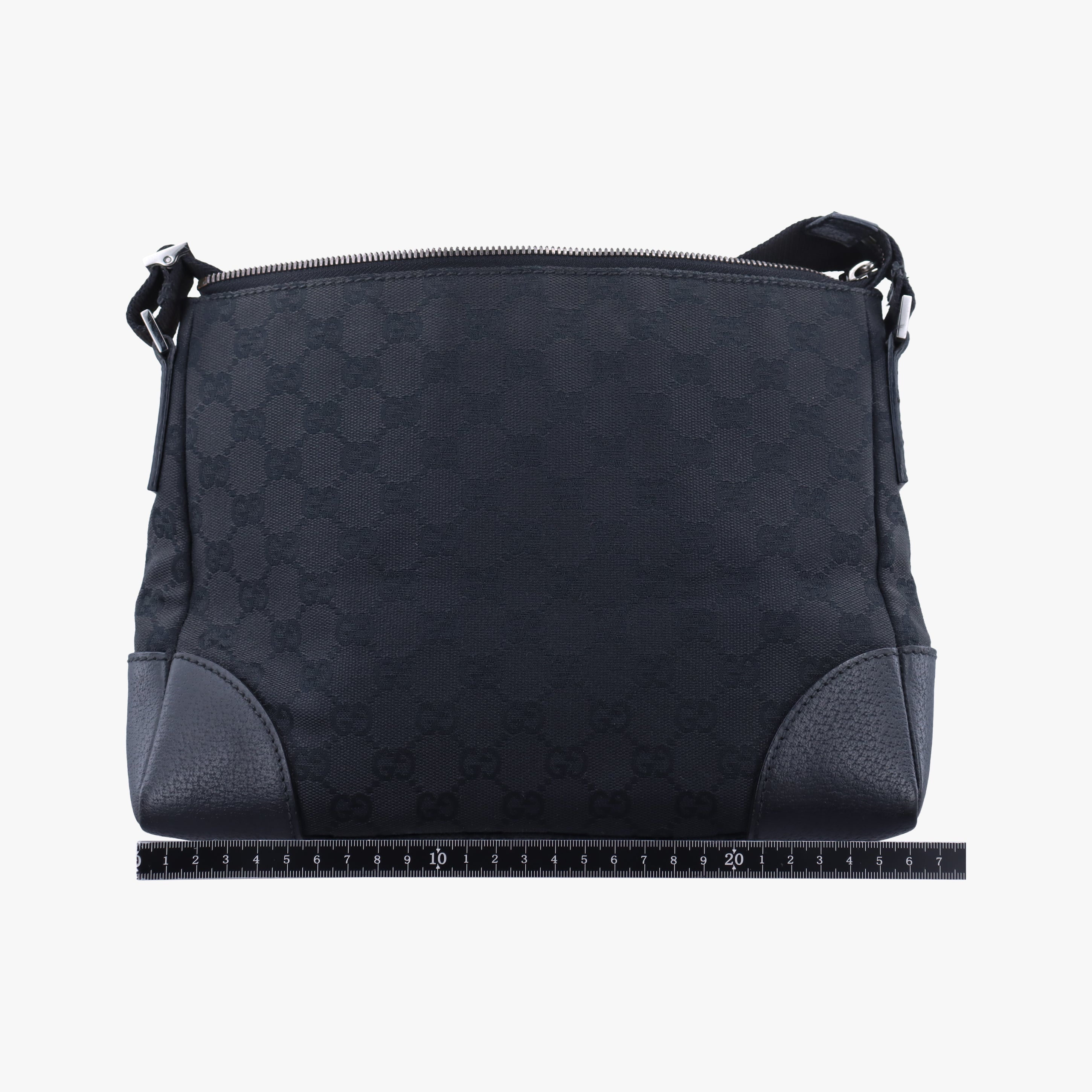 Secondhand Gucci GG Canvas Black canvas×leather 114273 shoulderbag | stylenewstar