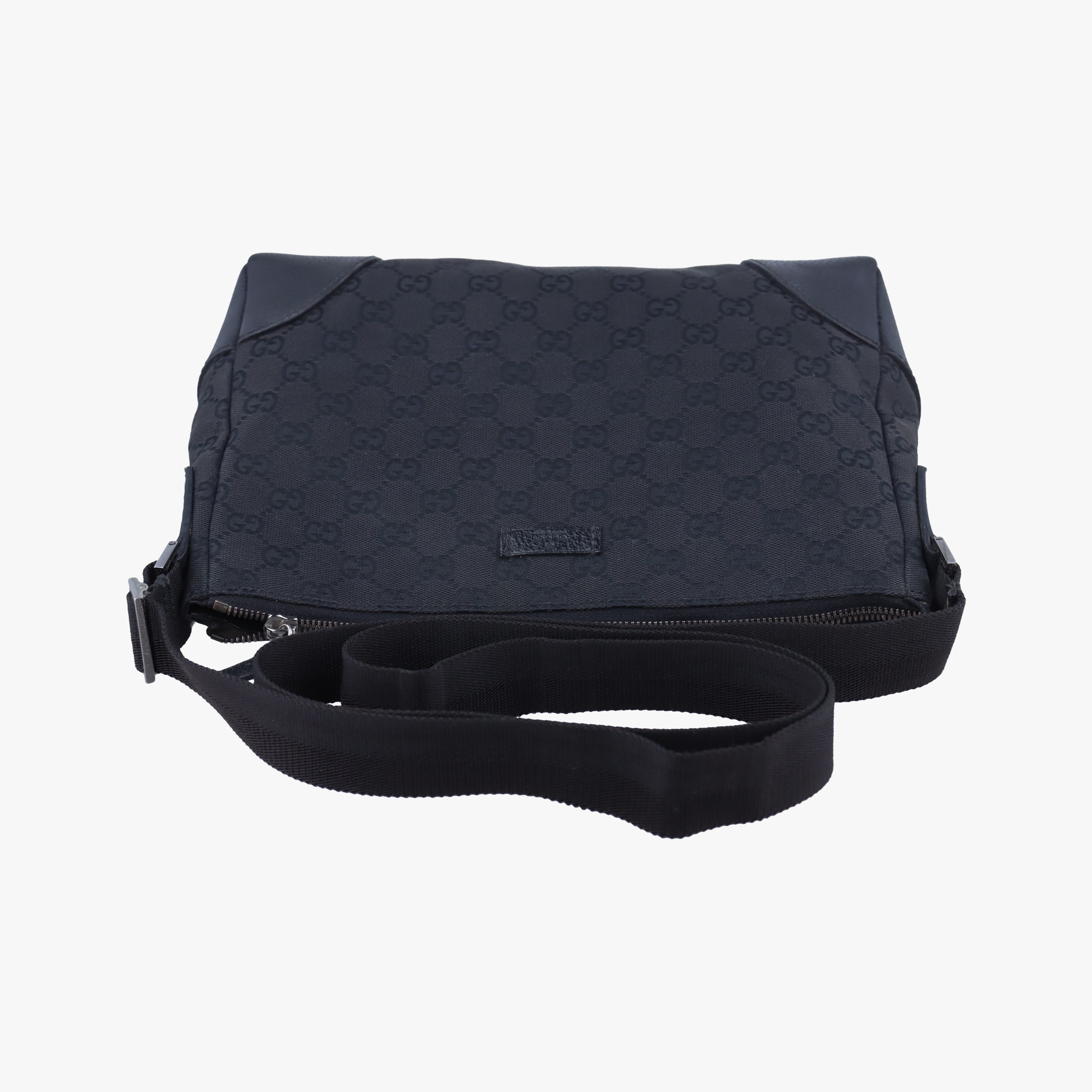 Secondhand Gucci GG Canvas Black canvas×leather 114273 shoulderbag | stylenewstar
