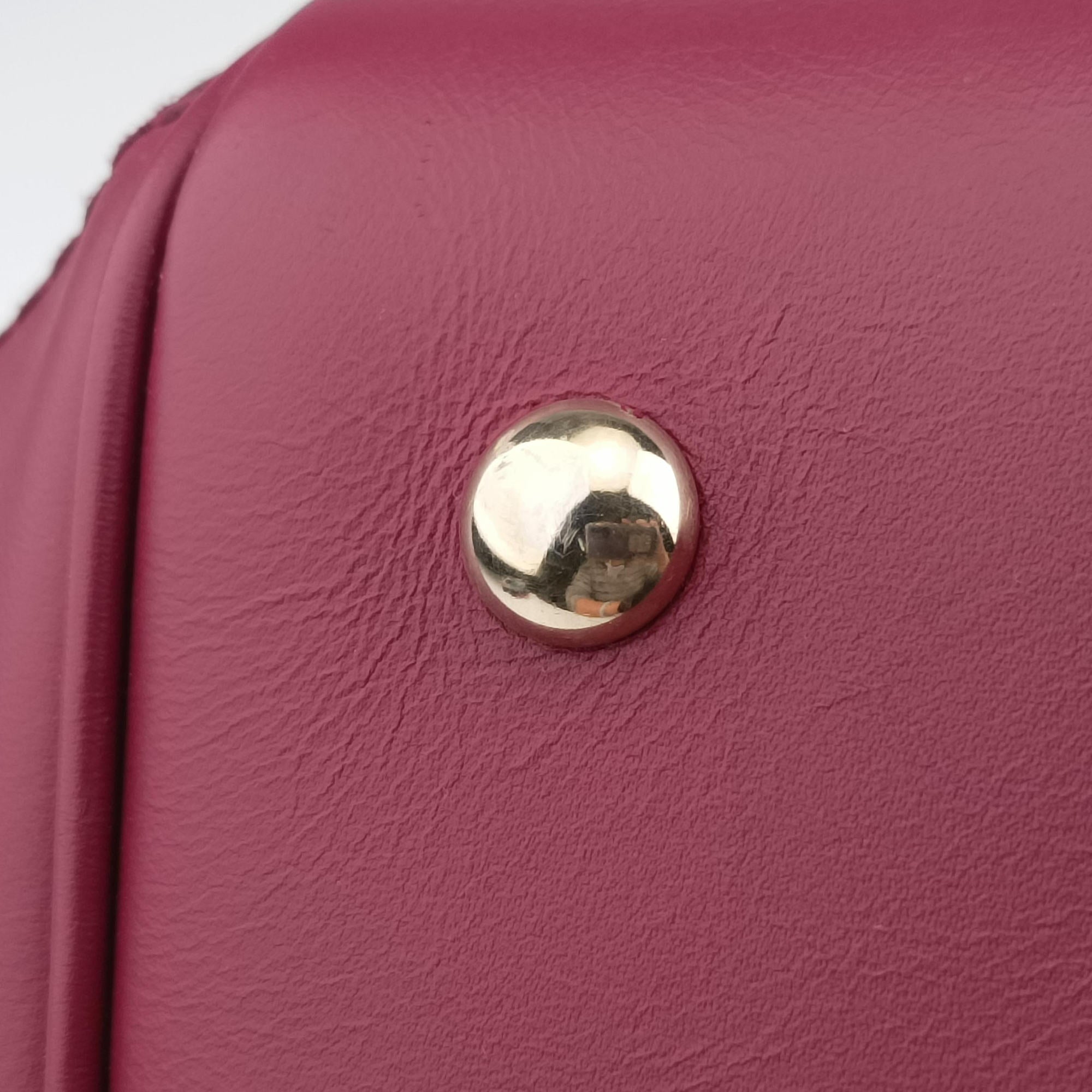 Vintage Gucci Guccissima Mayfair beige×rose red canvas×leather 257063 handbag | stylenewstar