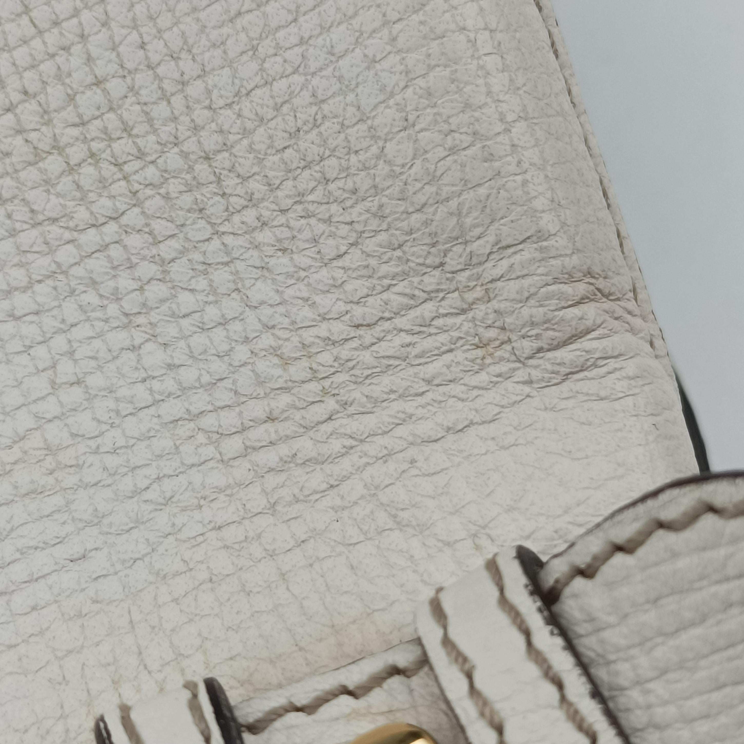 Vintage Burberry House Check The Banner White Leather  shoulderbag | stylenewstar