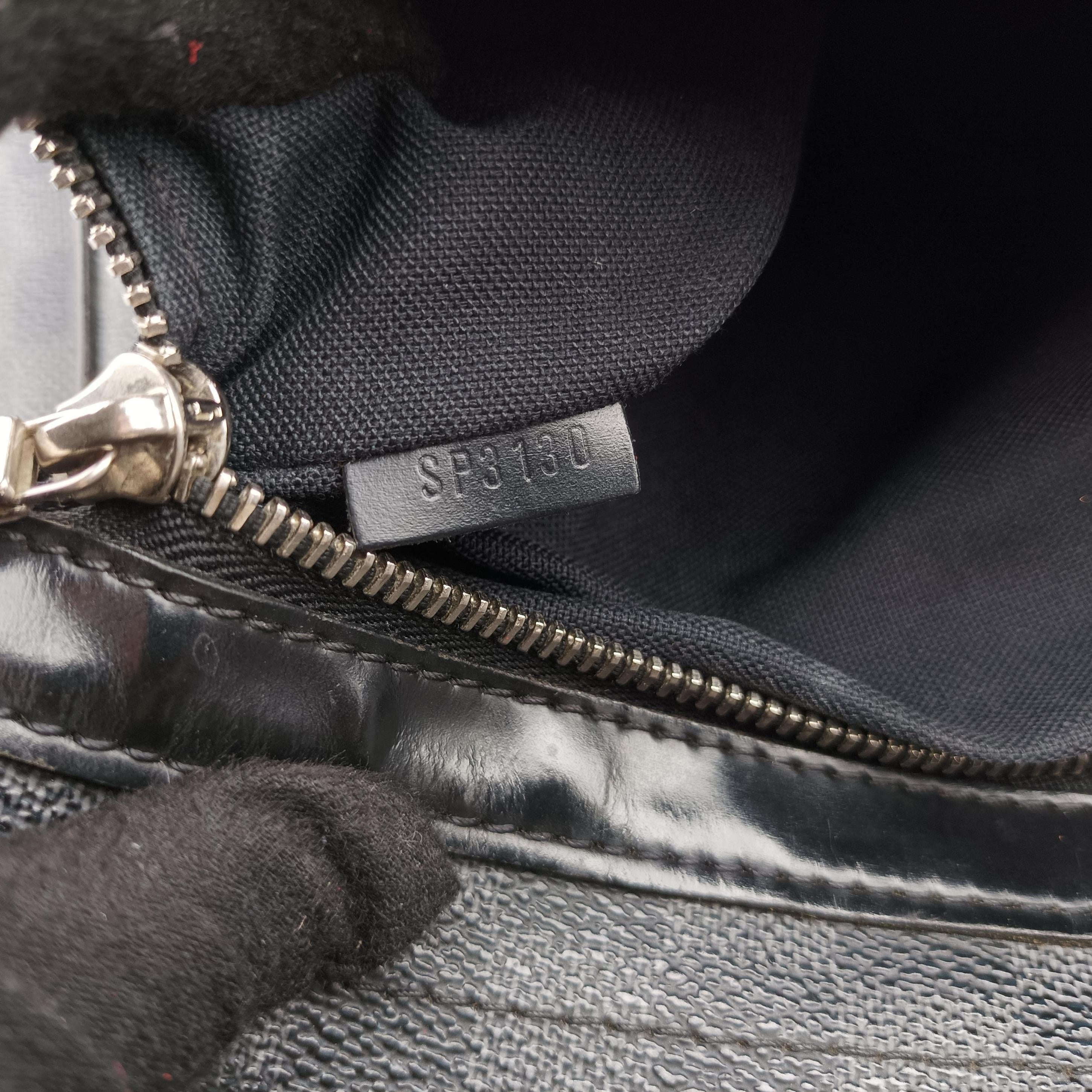 Pre-owned Louis Vuitton DANIEL MM Noir Damier GRAPHITE N58029 shoulderbag | stylenewstar