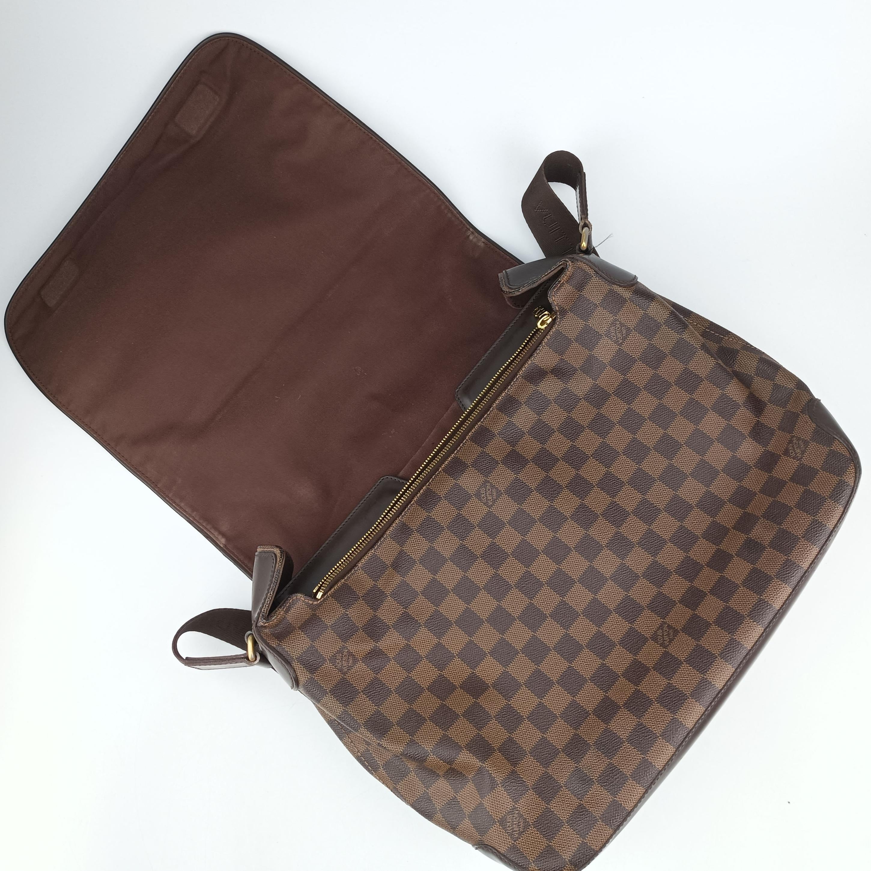 Pre-owned Louis Vuitton SPENCER EBENE Damier Canvas N58021 shoulderbag | stylenewstar