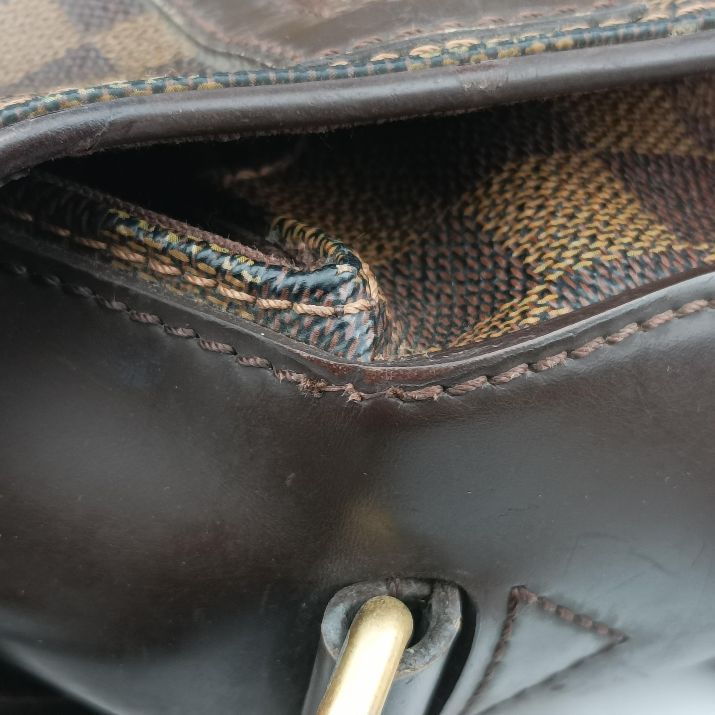 Pre-owned Louis Vuitton SPENCER EBENE Damier Canvas N58021 shoulderbag | stylenewstar