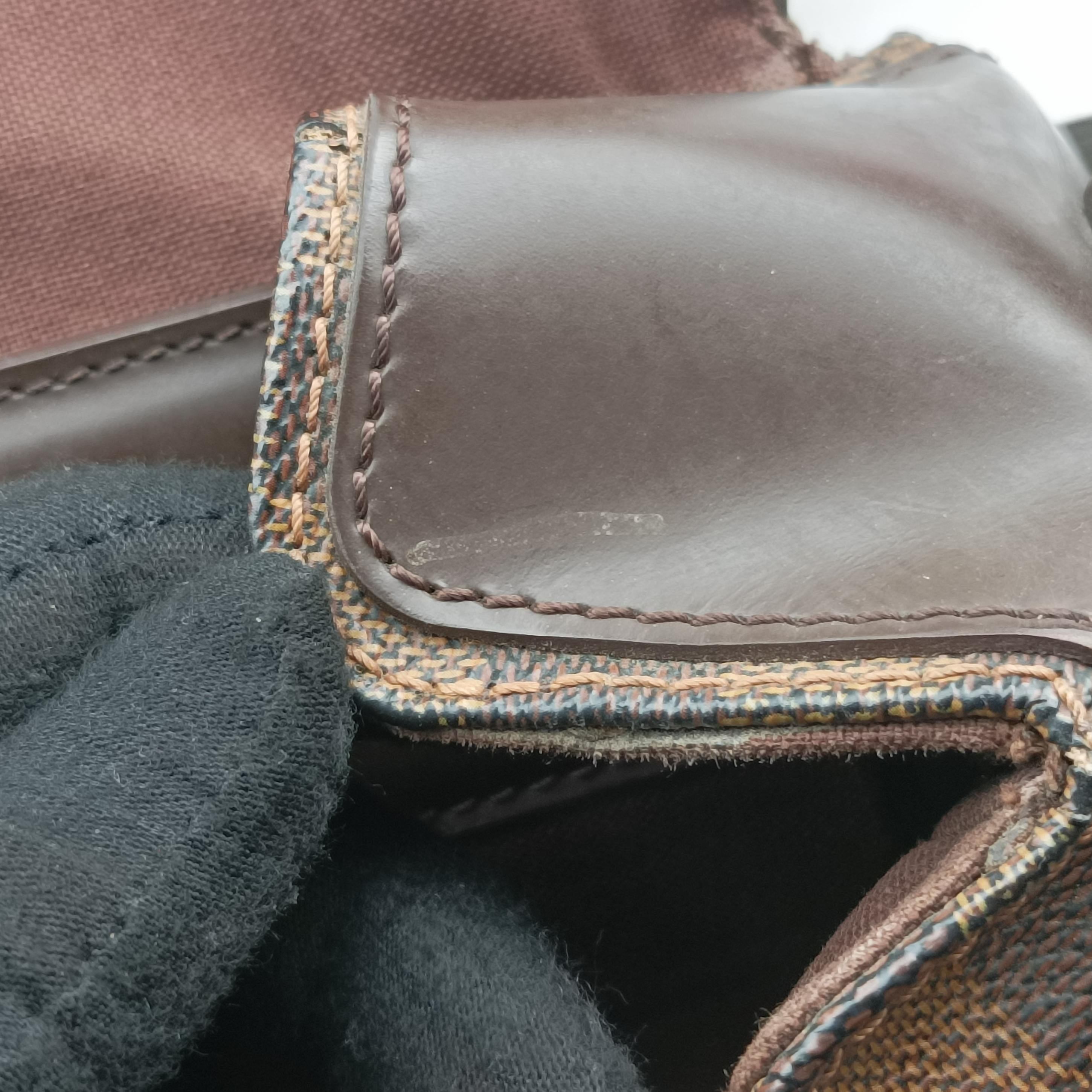 Pre-owned Louis Vuitton SPENCER EBENE Damier Canvas N58021 shoulderbag | stylenewstar