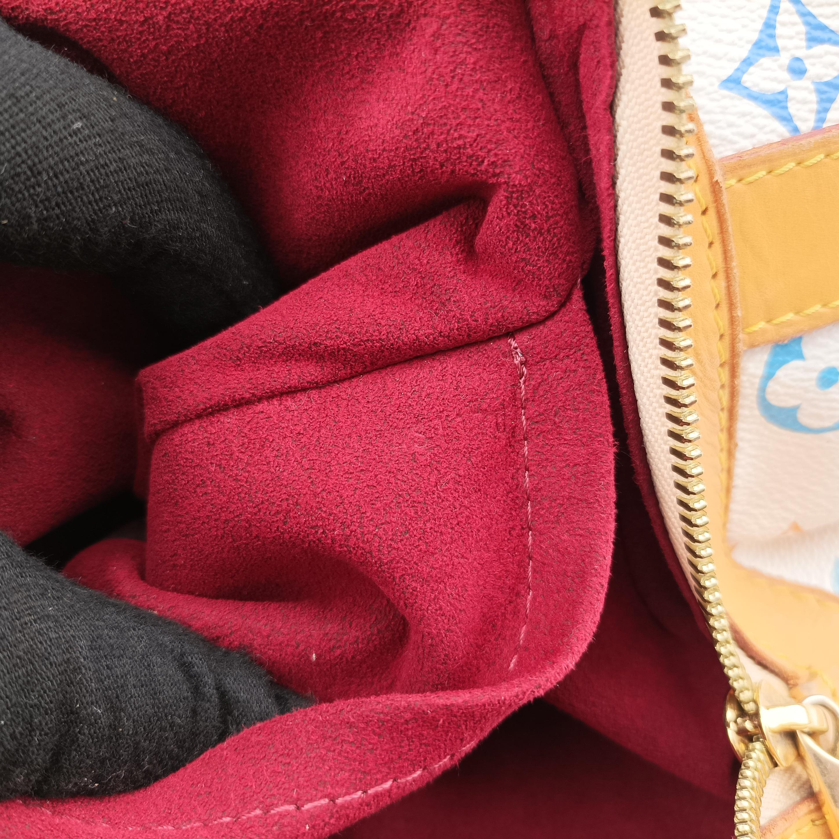 Vintage Louis Vuitton CLAUDIA white Monogram Multicolor M40193 handbag | stylenewstar