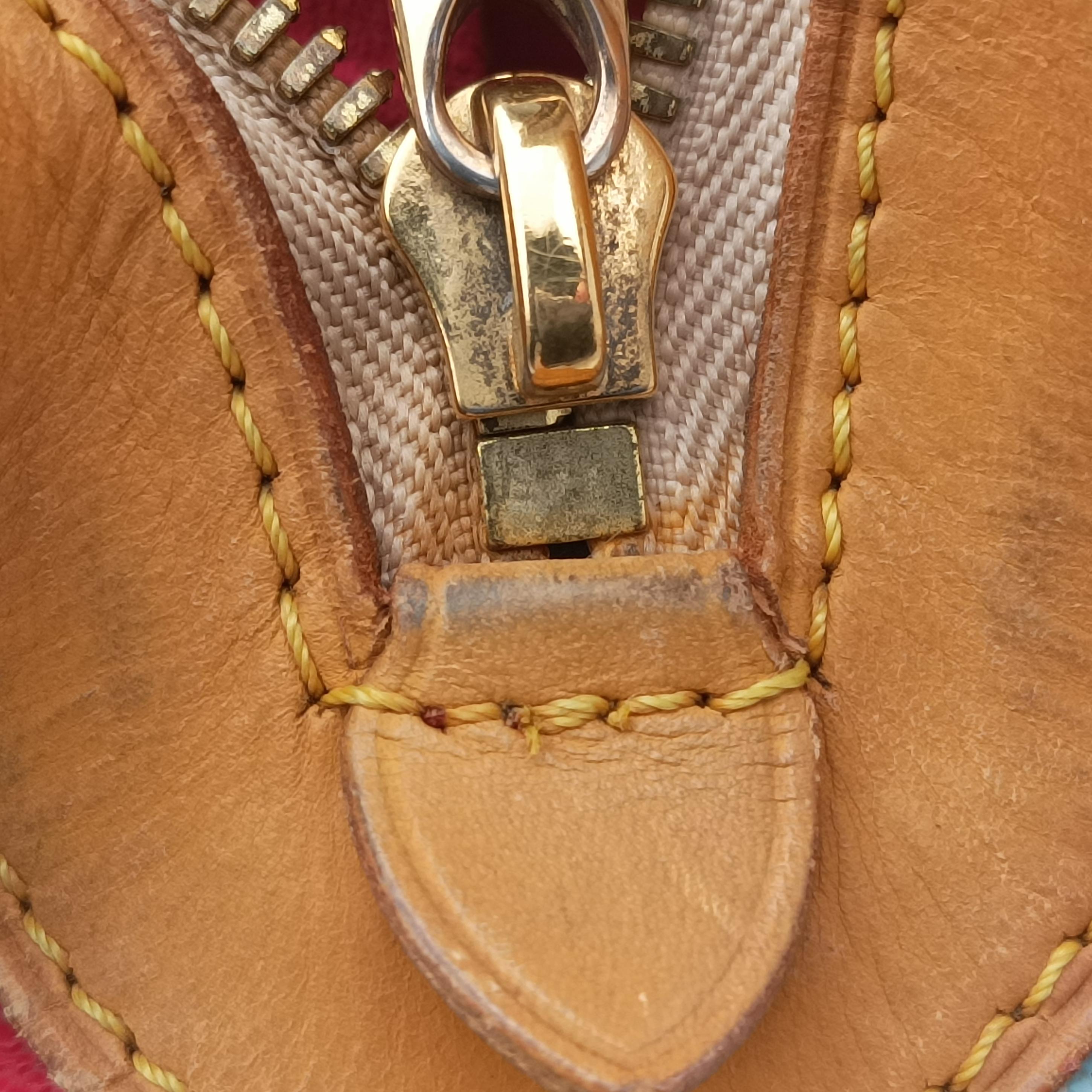 Vintage Louis Vuitton CLAUDIA white Monogram Multicolor M40193 handbag | stylenewstar