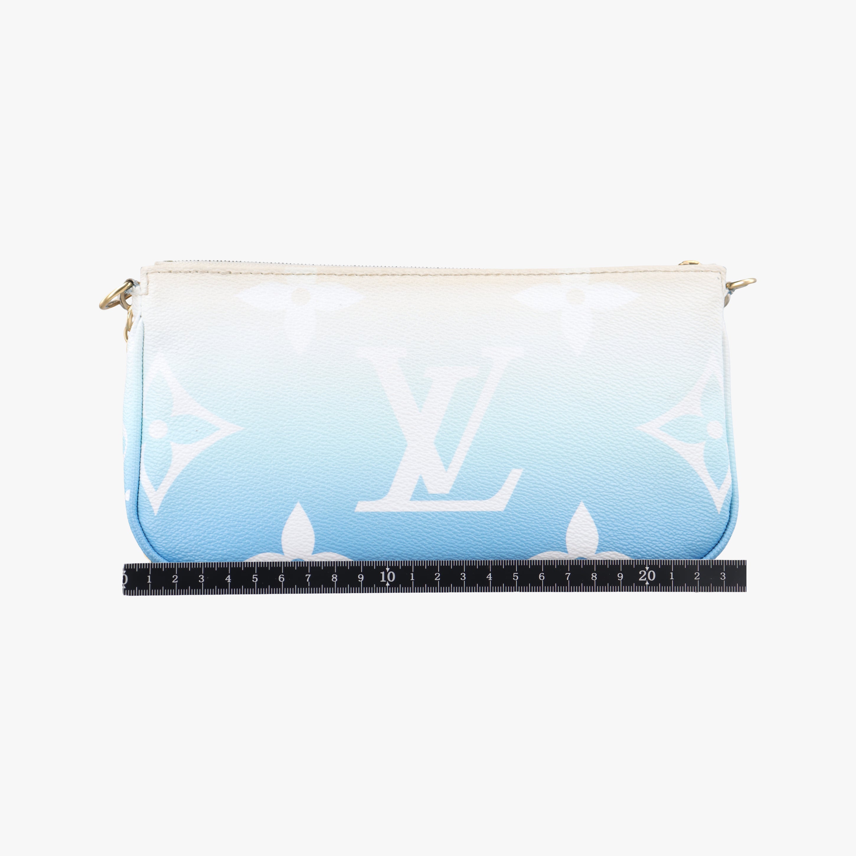 Pre-owned Louis Vuitton MULTI POCHETTE ACCESSOIRES Blue Gradient Monogram Giant M57633 shoulderbag | stylenewstar