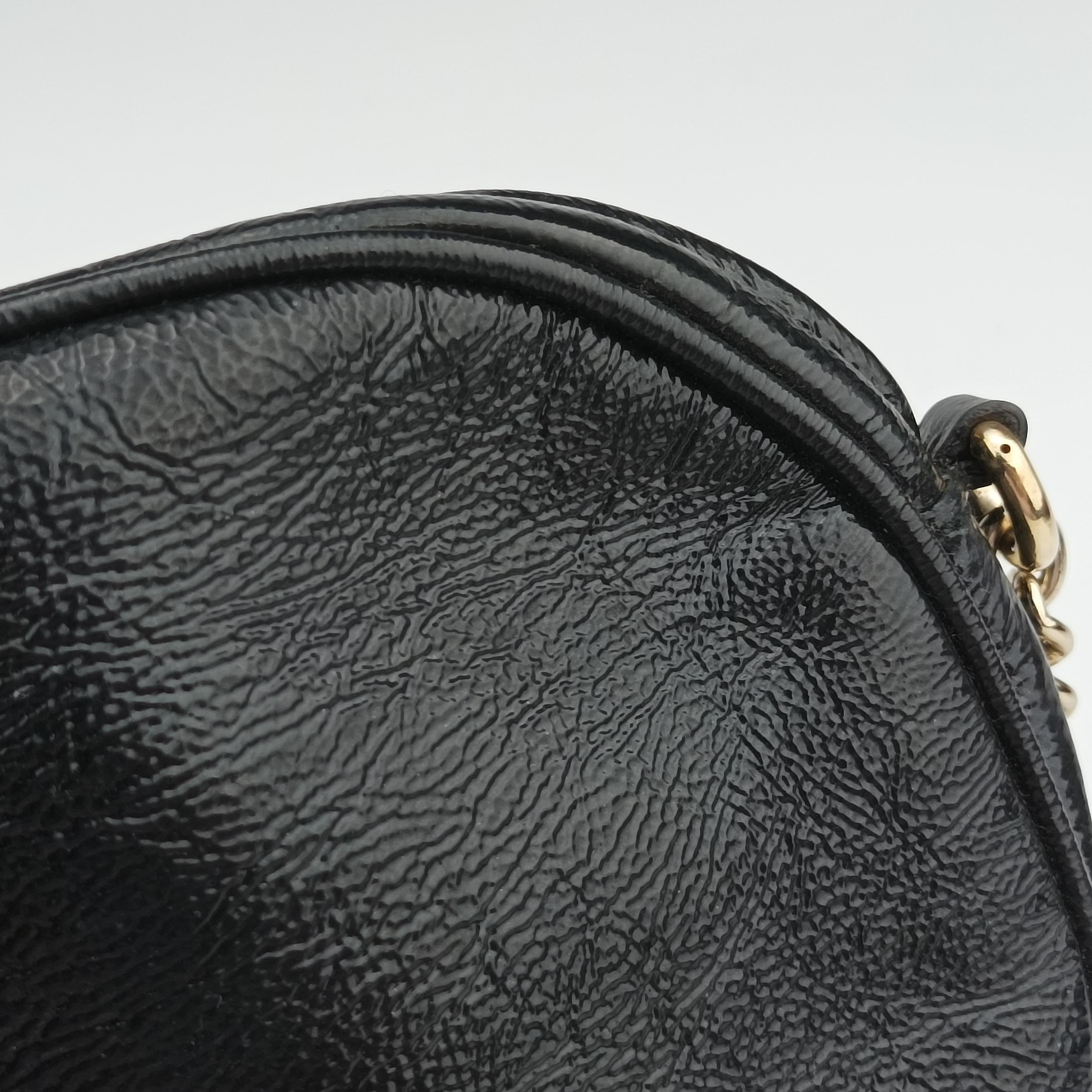 Pre-owned Gucci Soho Black Patent 353965 shoulderbag | stylenewstar