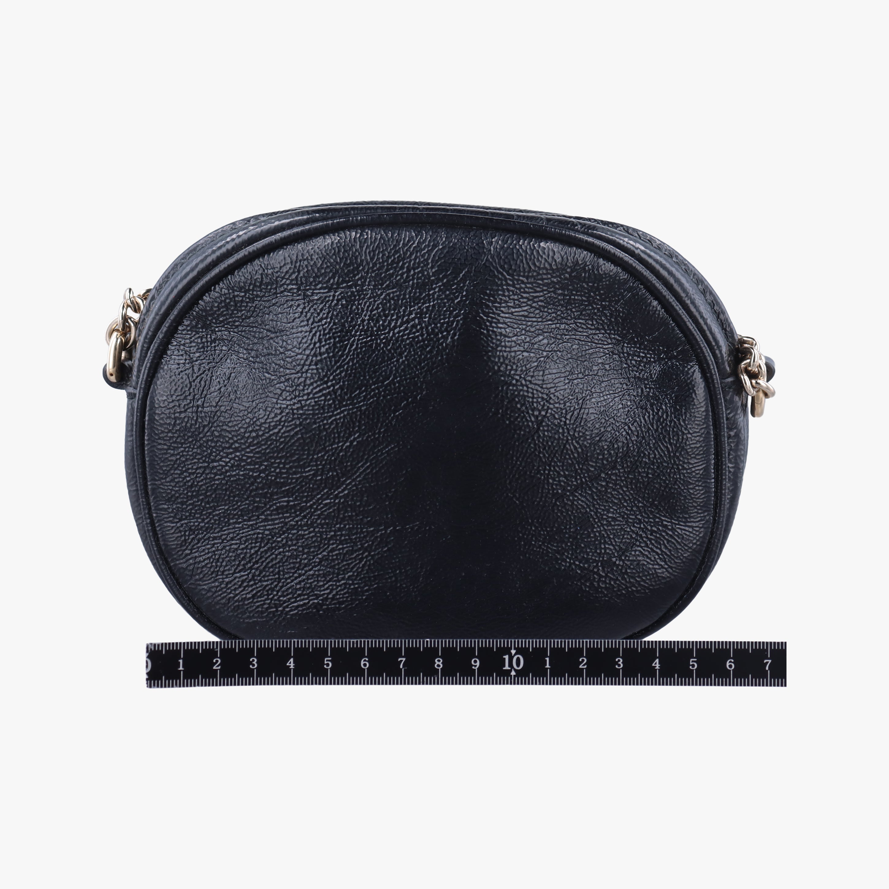 Pre-owned Gucci Soho Black Patent 353965 shoulderbag | stylenewstar