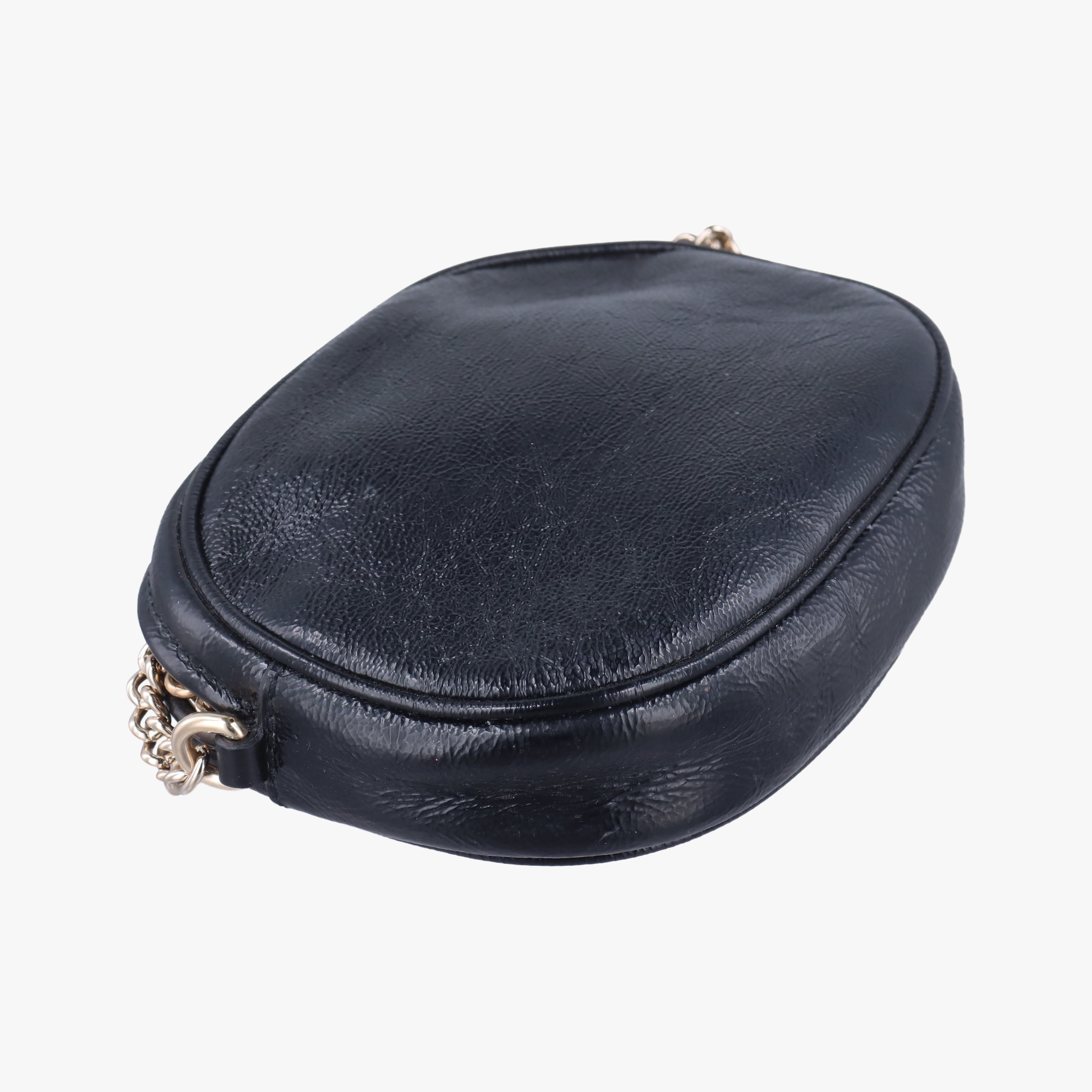 Pre-owned Gucci Soho Black Patent 353965 shoulderbag | stylenewstar