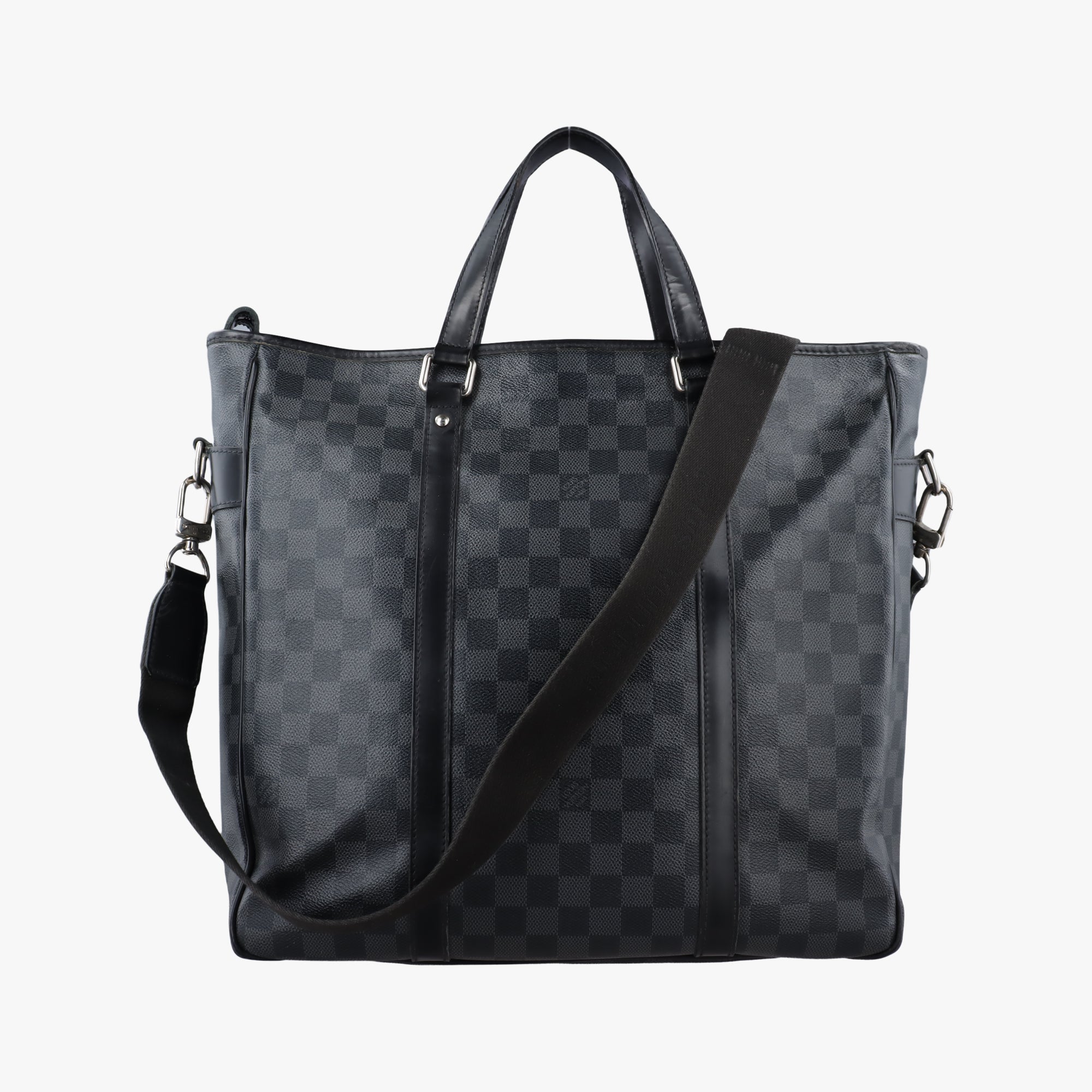 Secondhand Louis Vuitton TADAO Noir Damier Graphite N51192 shoulderbag | stylenewstar