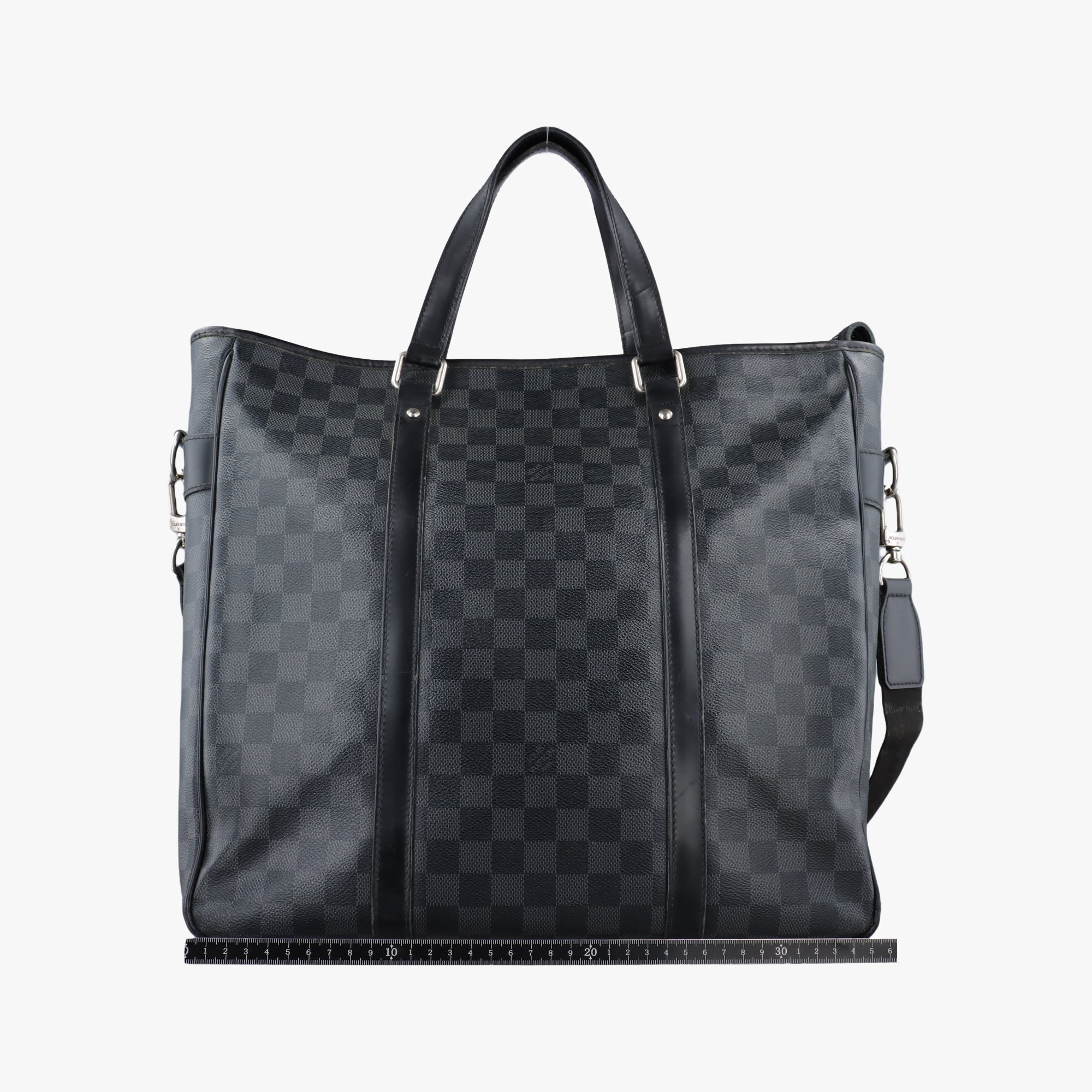 Secondhand Louis Vuitton TADAO Noir Damier Graphite N51192 shoulderbag | stylenewstar