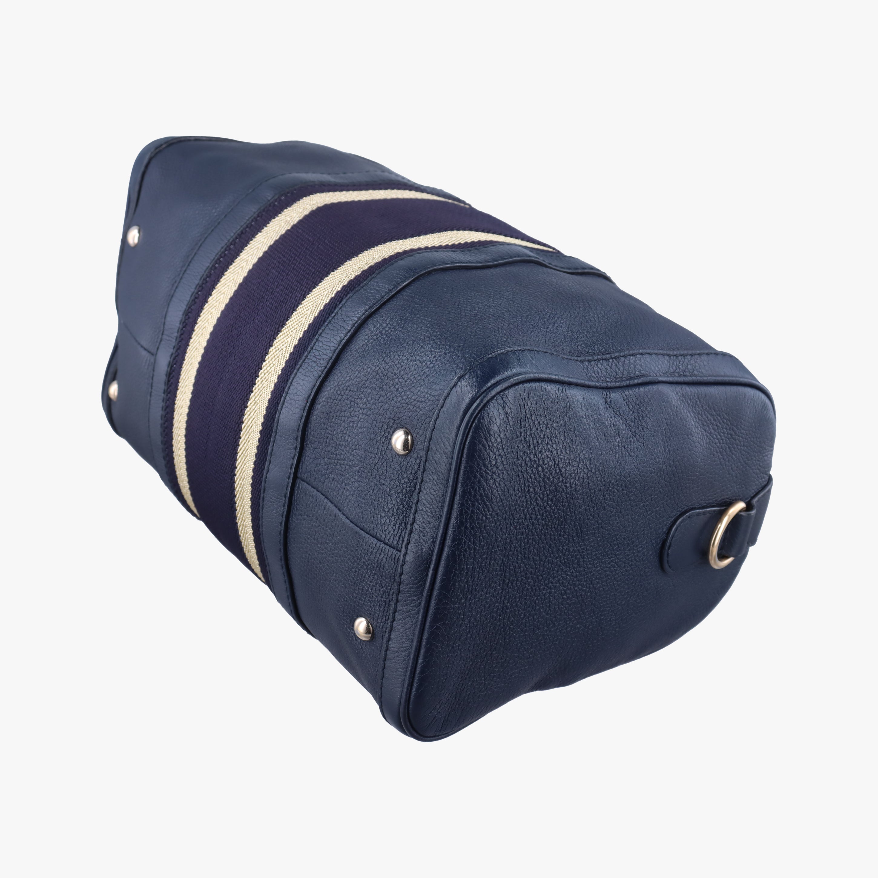 Pre-owned Gucci Sherry Line navy Leather 247205 shoulderbag | stylenewstar