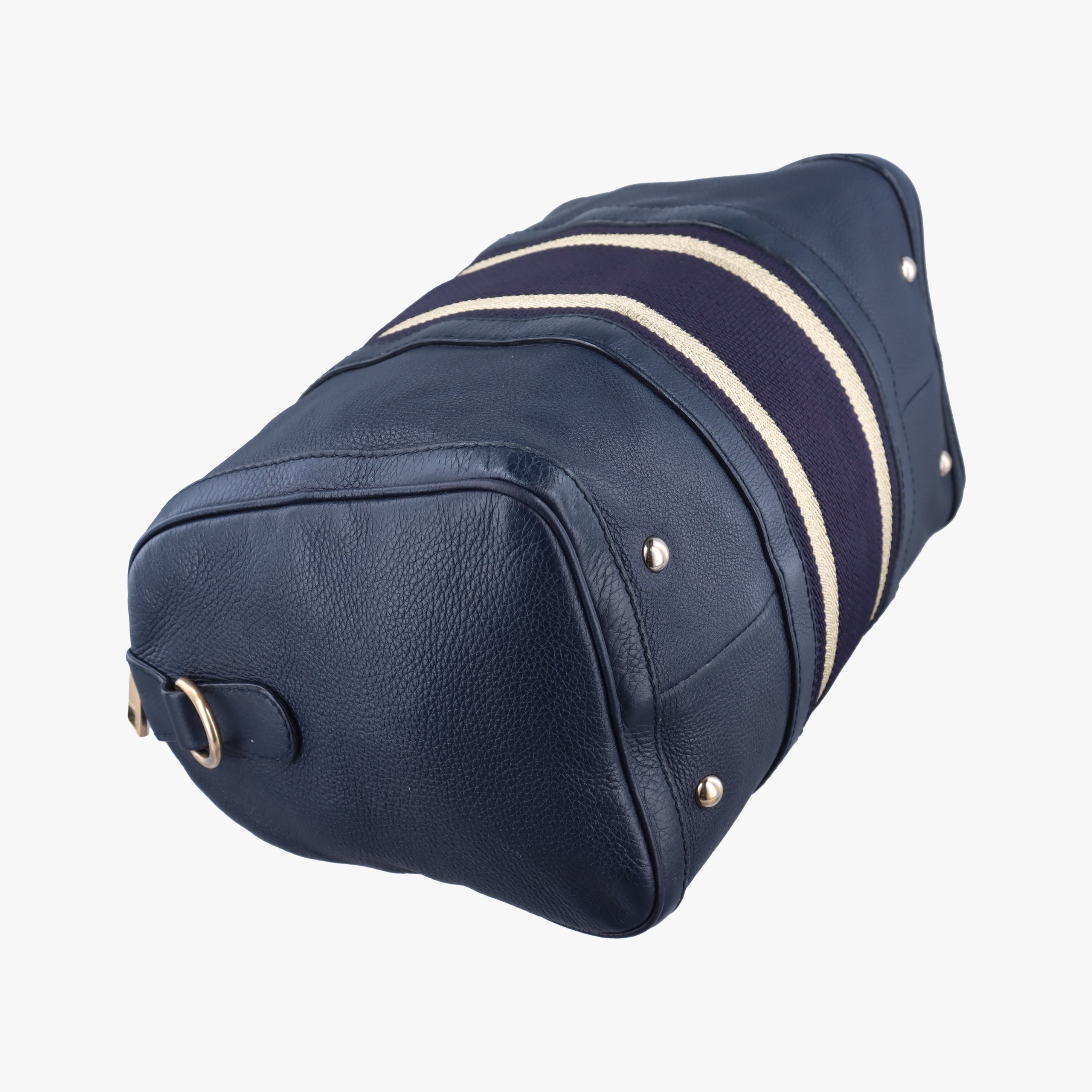 Pre-owned Gucci Sherry Line navy Leather 247205 shoulderbag | stylenewstar