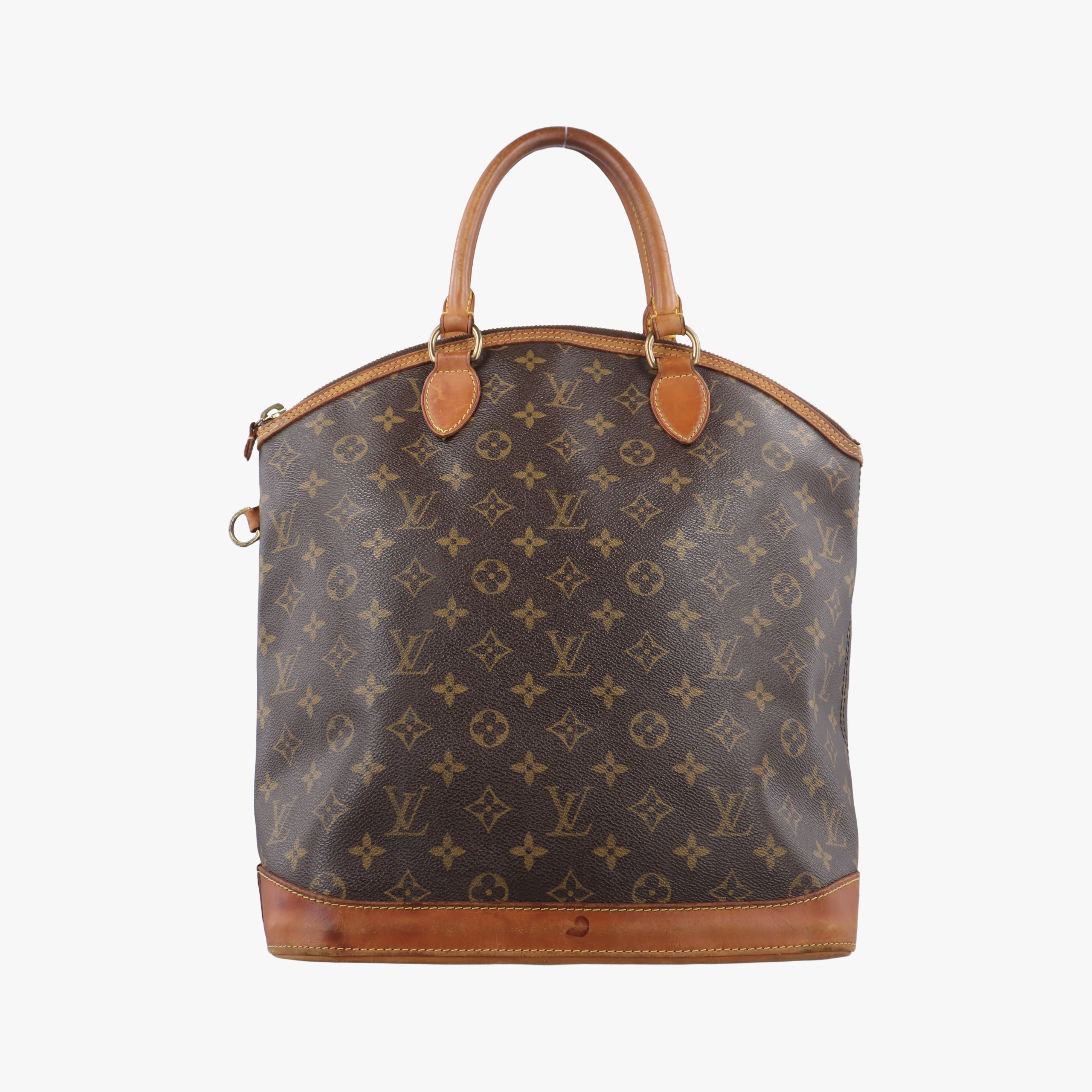 Pre-owned Louis Vuitton LOCKIT Brown Monogram Canvas M40103 handbag | stylenewstar