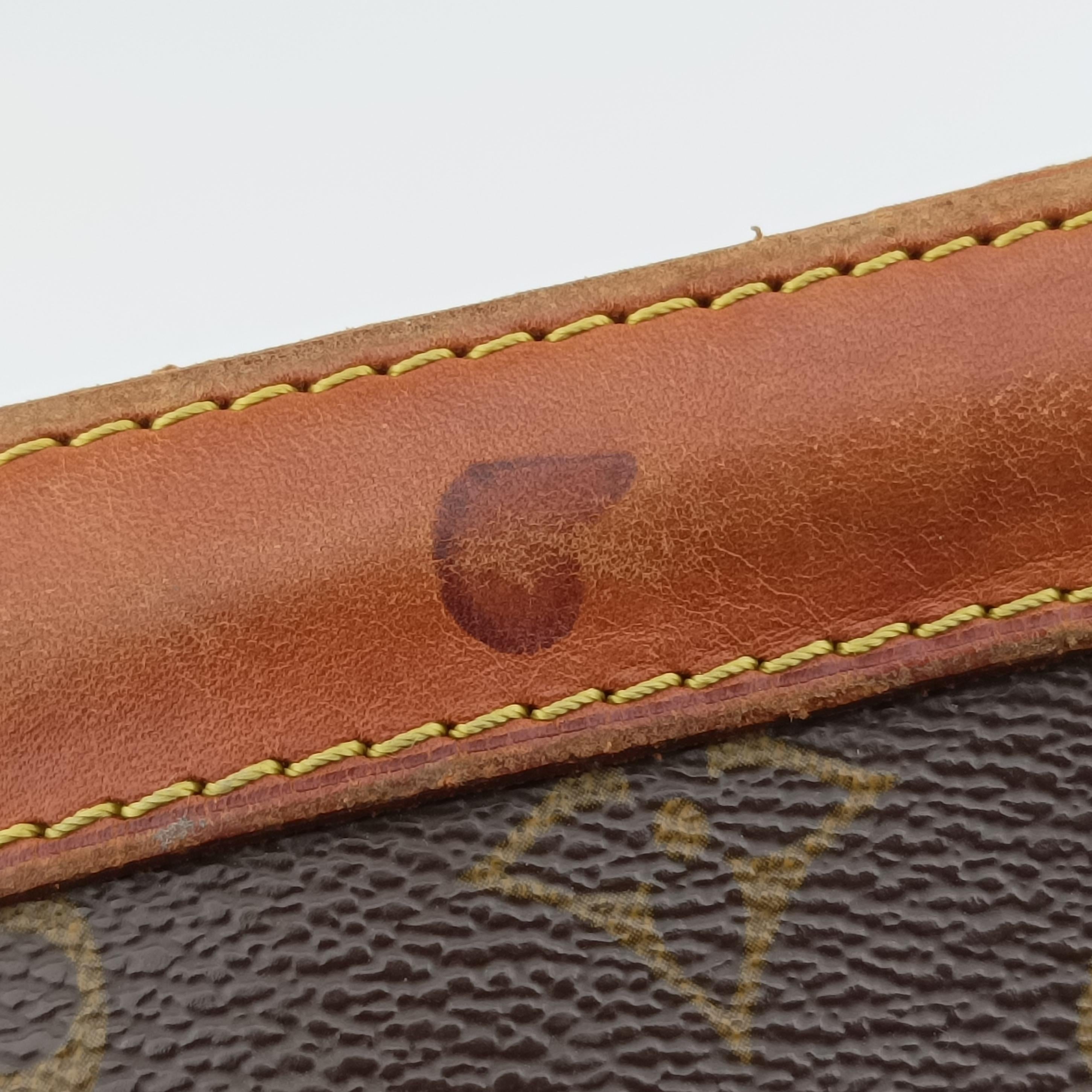 Pre-owned Louis Vuitton LOCKIT Brown Monogram Canvas M40103 handbag | stylenewstar