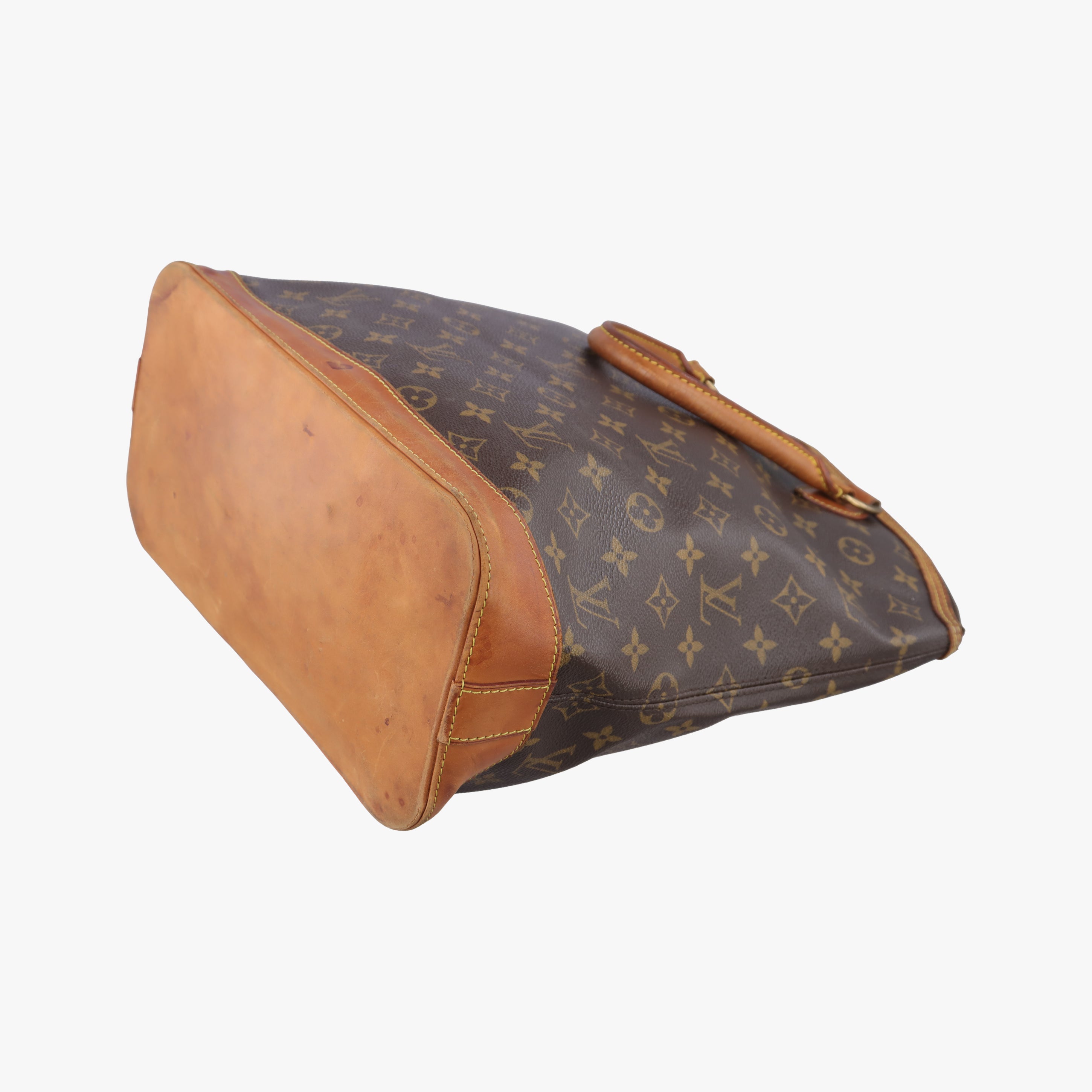 Pre-owned Louis Vuitton LOCKIT Brown Monogram Canvas M40103 handbag | stylenewstar