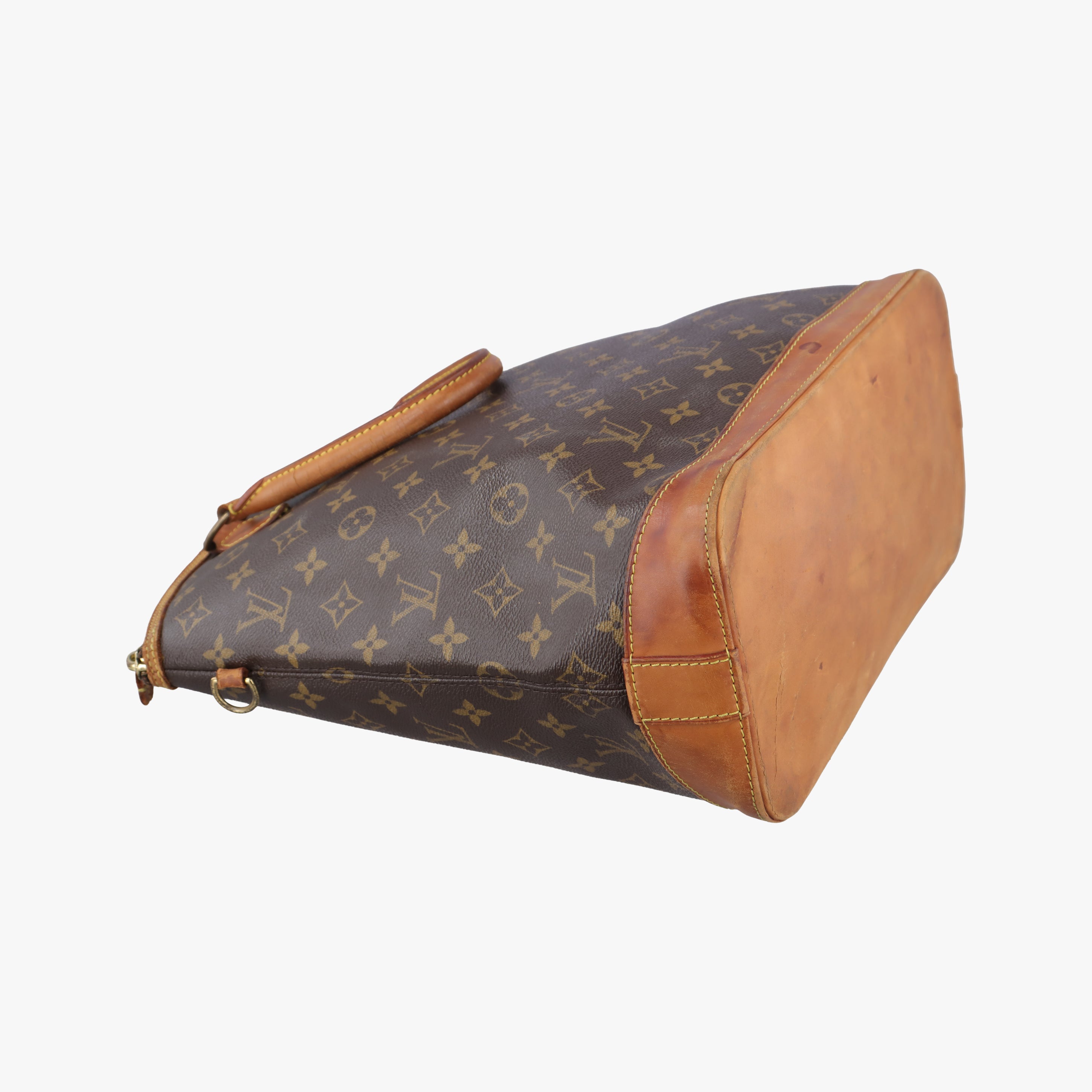 Pre-owned Louis Vuitton LOCKIT Brown Monogram Canvas M40103 handbag | stylenewstar