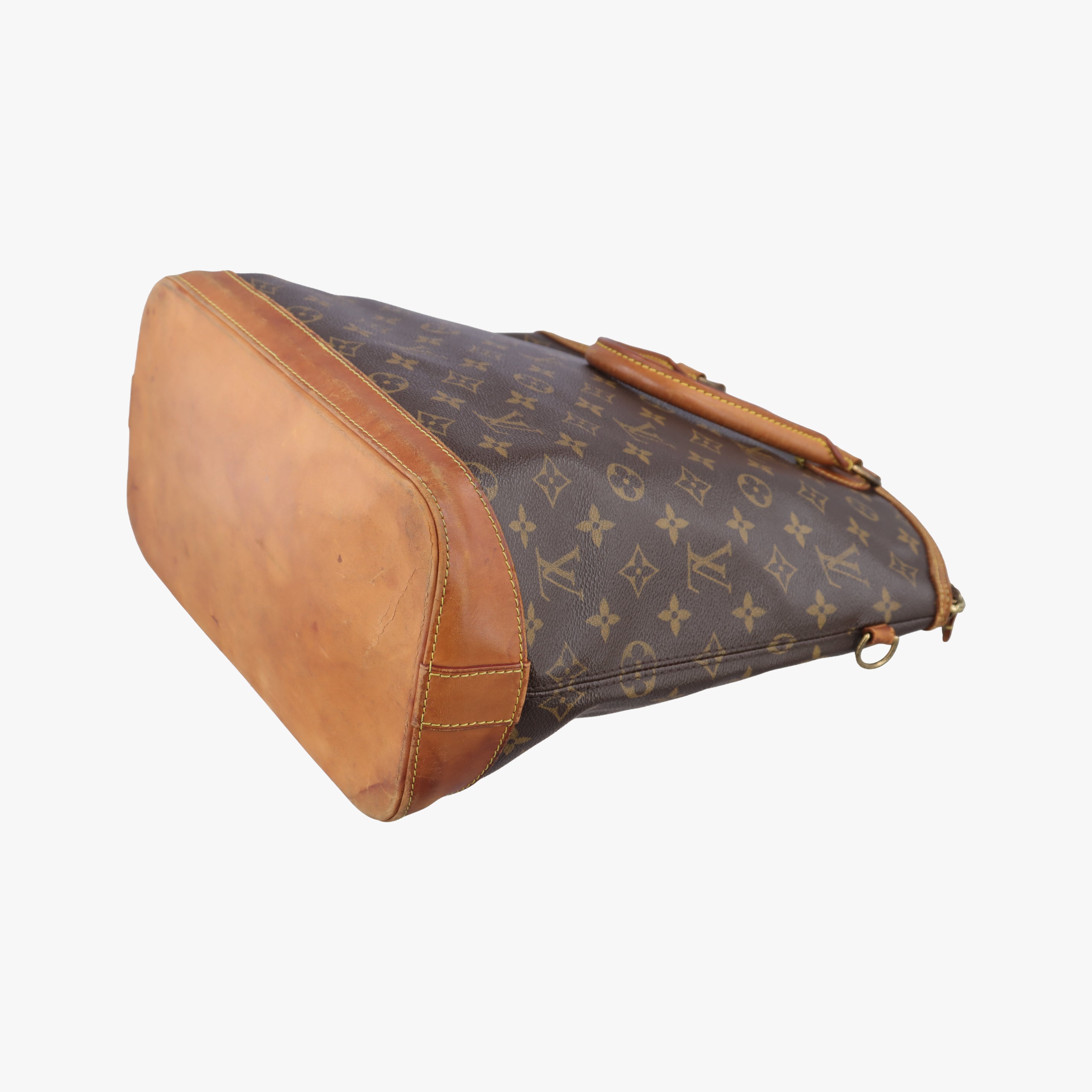 Pre-owned Louis Vuitton LOCKIT Brown Monogram Canvas M40103 handbag | stylenewstar