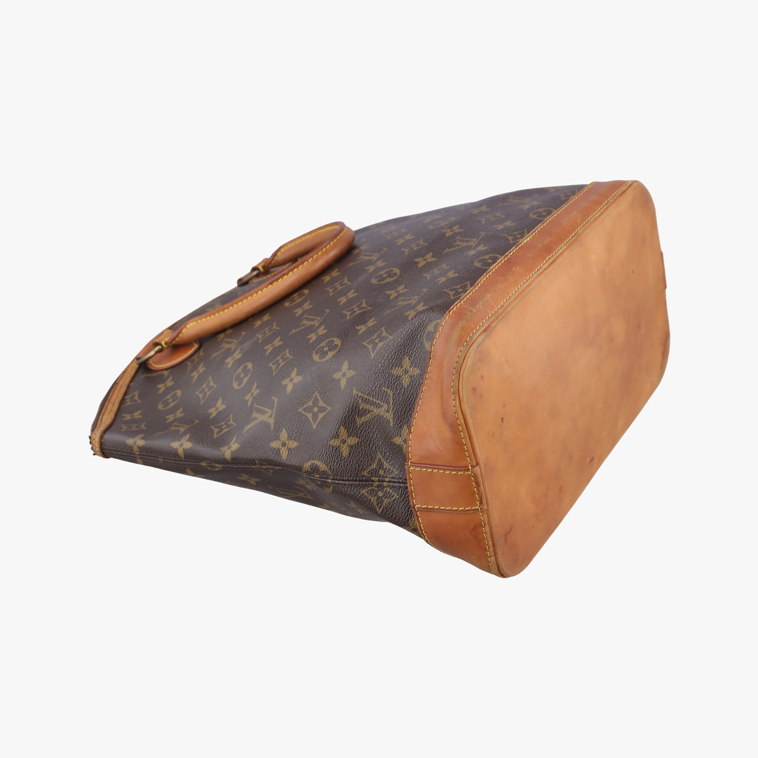 Pre-owned Louis Vuitton LOCKIT Brown Monogram Canvas M40103 handbag | stylenewstar