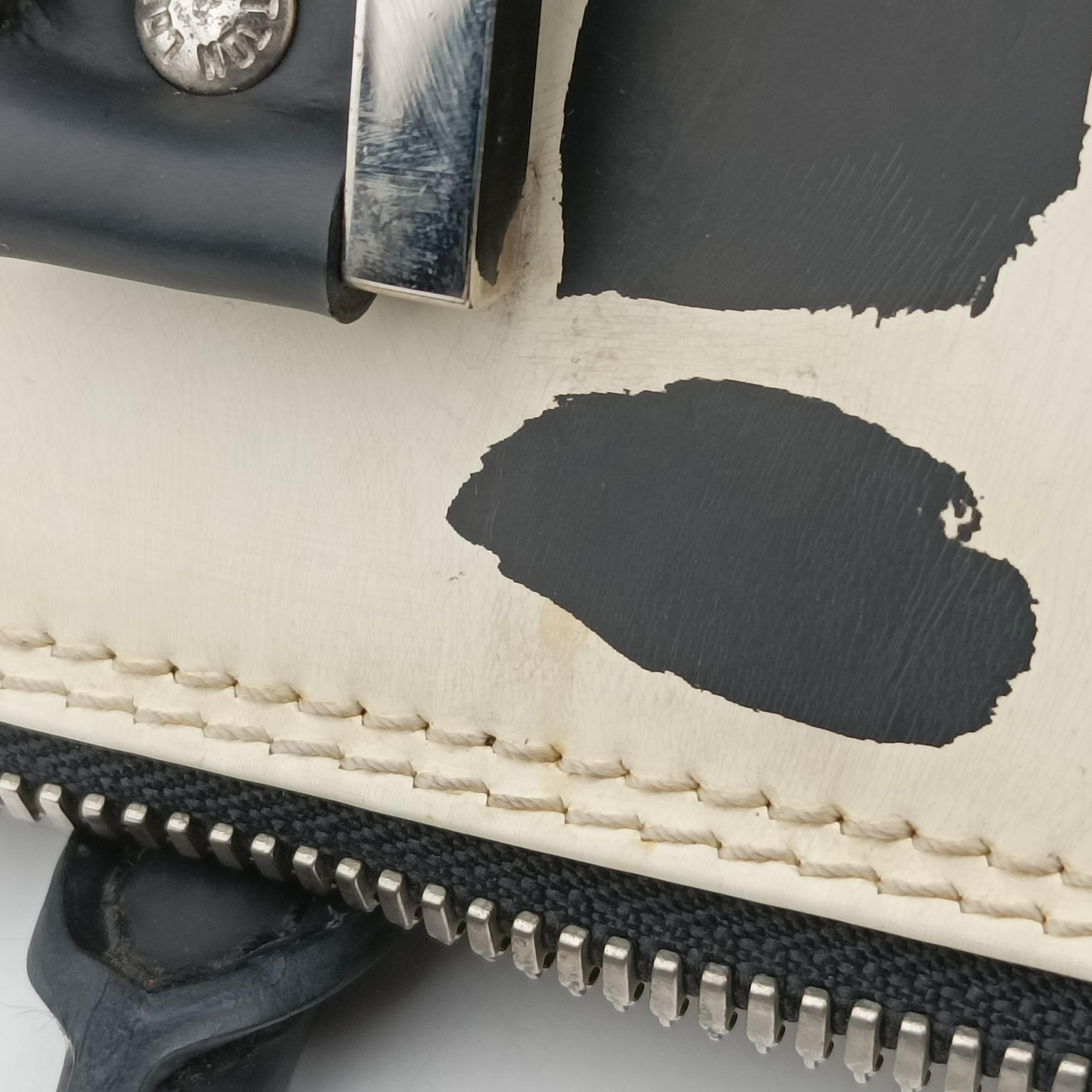 Pre-owned Louis Vuitton Alma Horizontal White x Black Monogram Graffiti M92175 handbag | stylenewstar