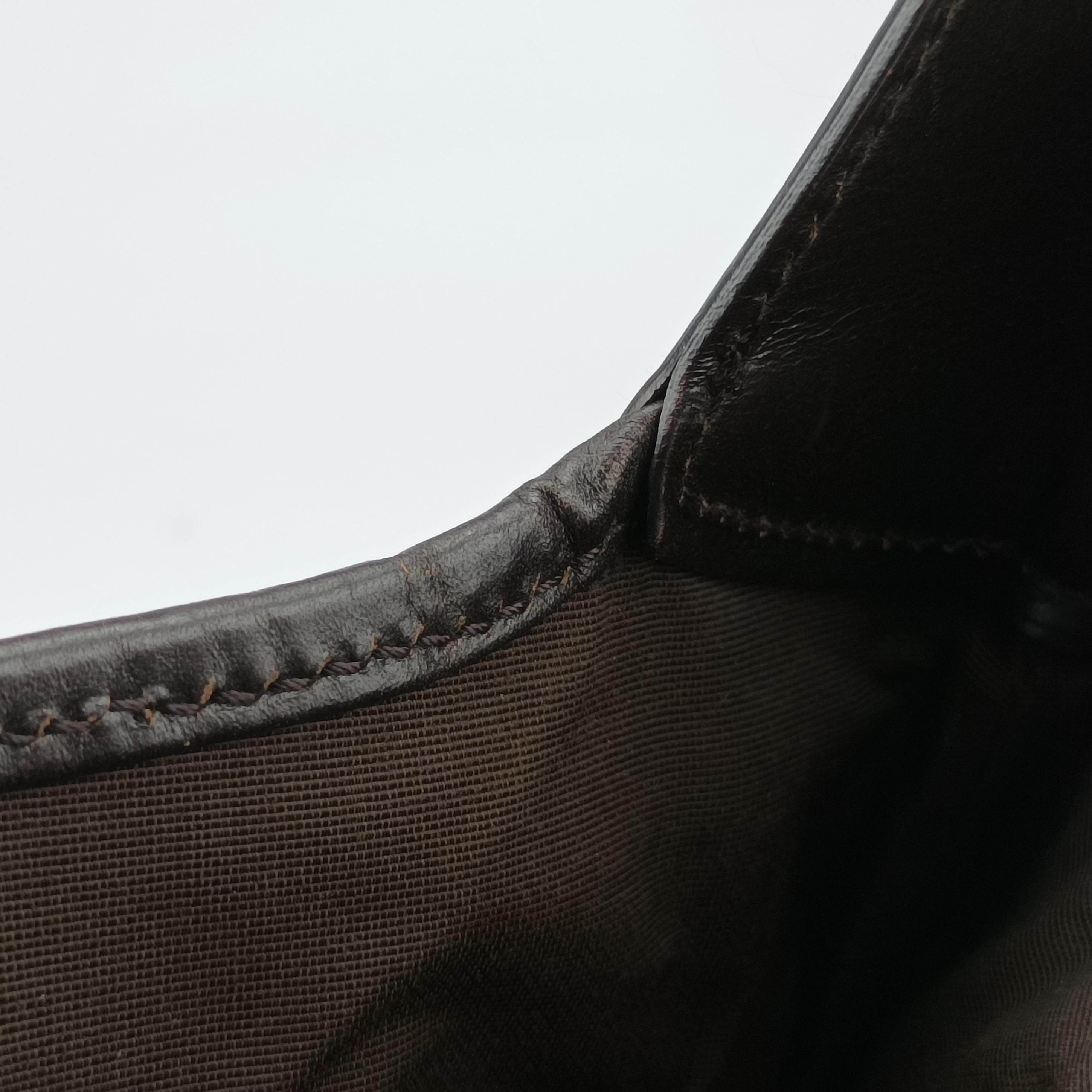 Secondhand Gucci Jackie Brown canvas×leather 00963 handbag | stylenewstar