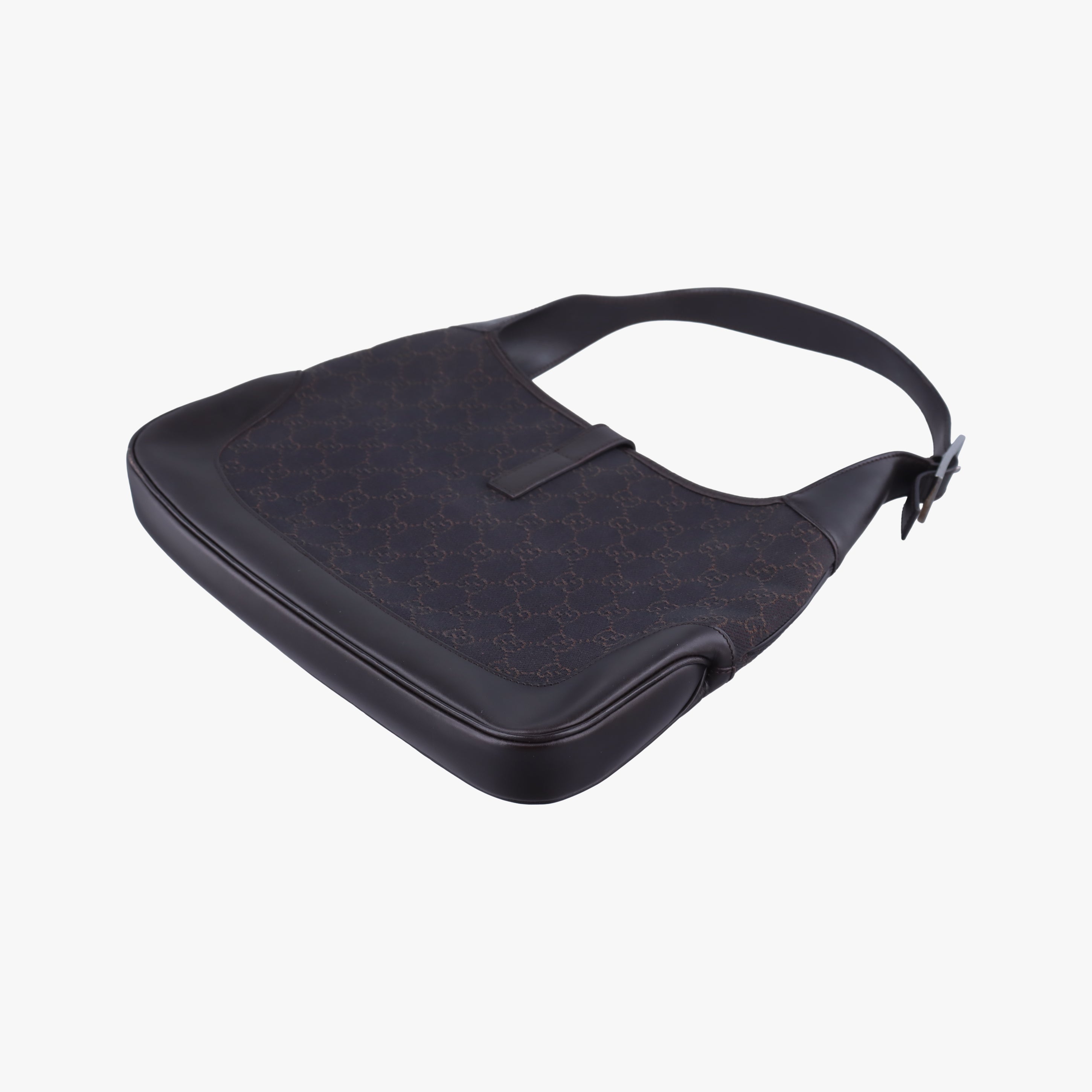 Secondhand Gucci Jackie Brown canvas×leather 00963 handbag | stylenewstar