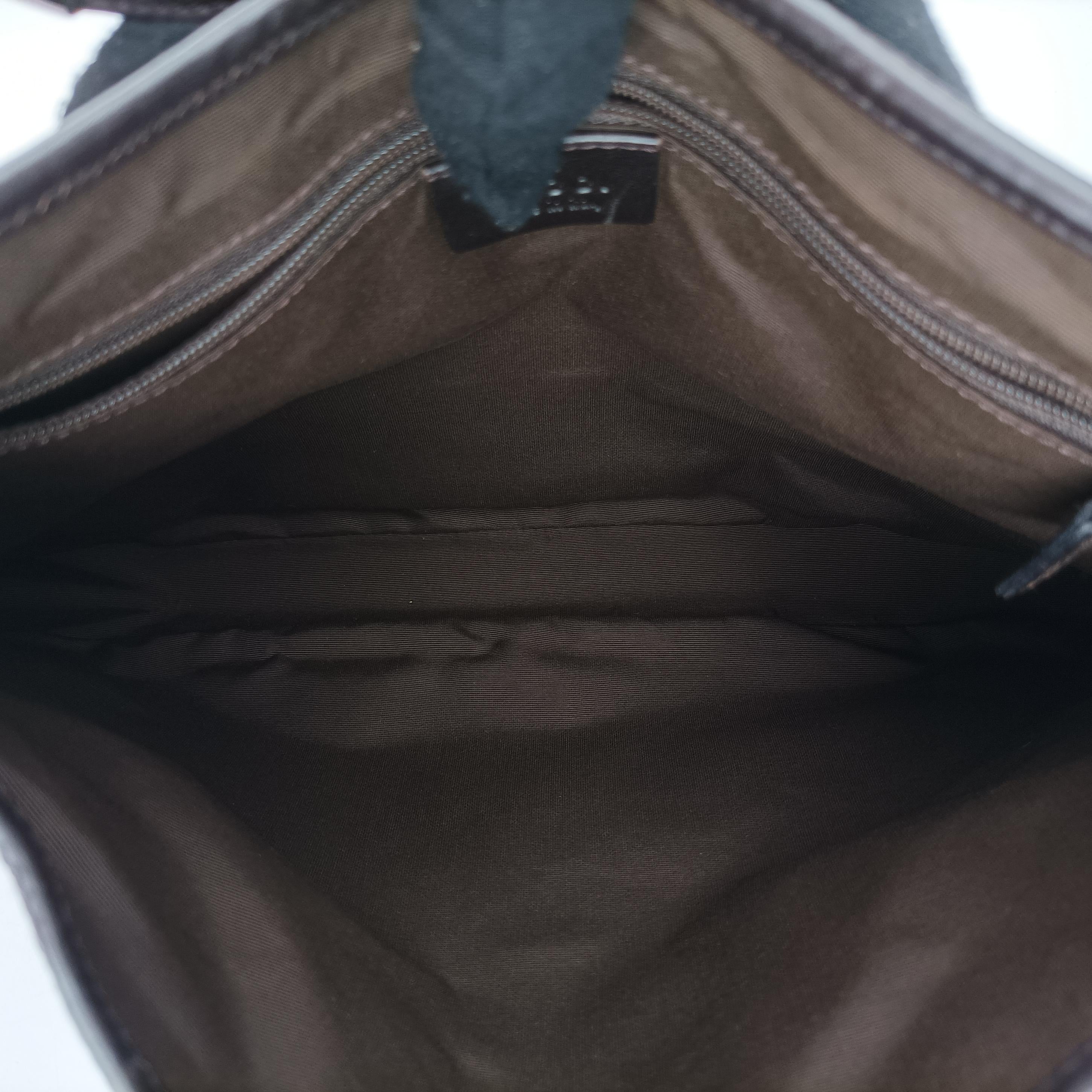 Secondhand Gucci Jackie Brown canvas×leather 00963 handbag | stylenewstar