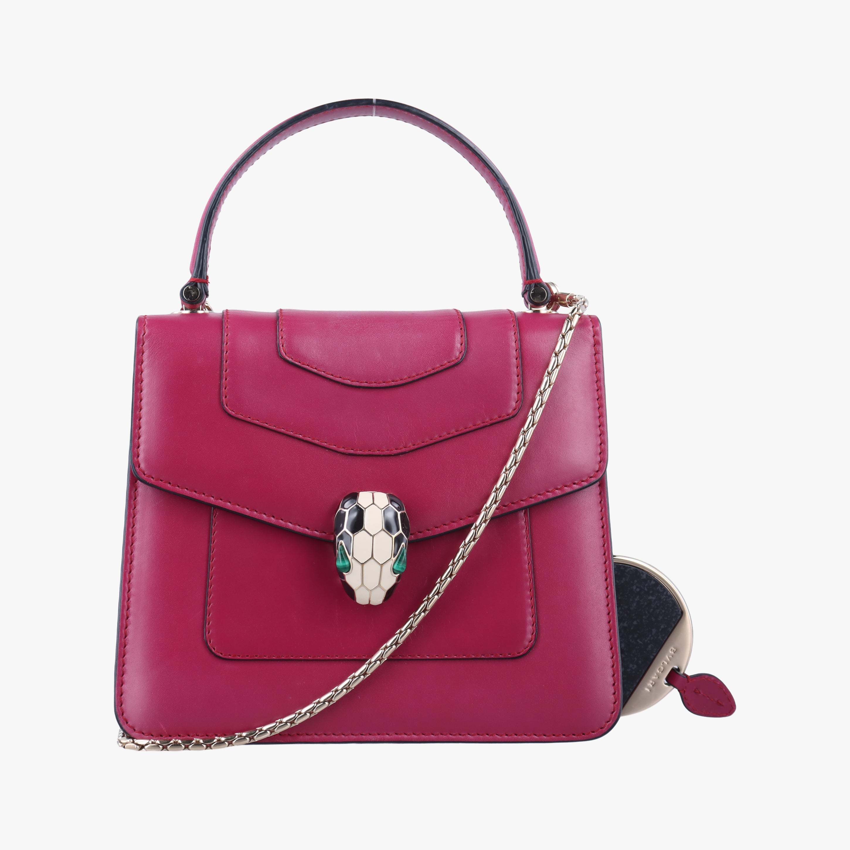 Secondhand Bvlgari SERPENTI FOREVER Rose Leather  shoulderbag | stylenewstar