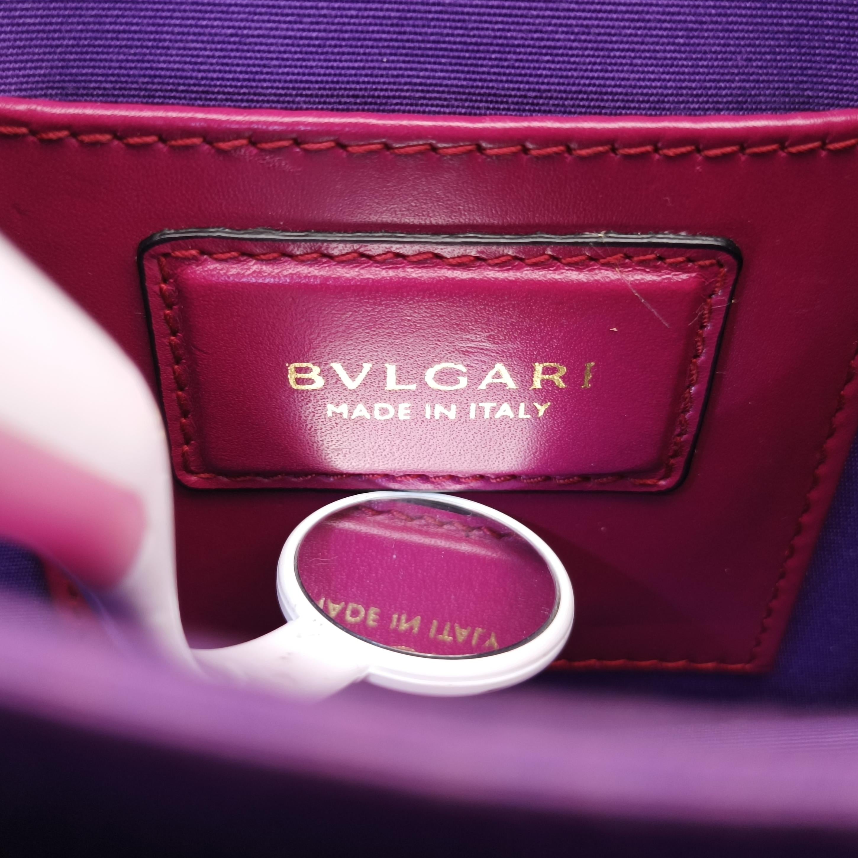 Secondhand Bvlgari SERPENTI FOREVER Rose Leather  shoulderbag | stylenewstar