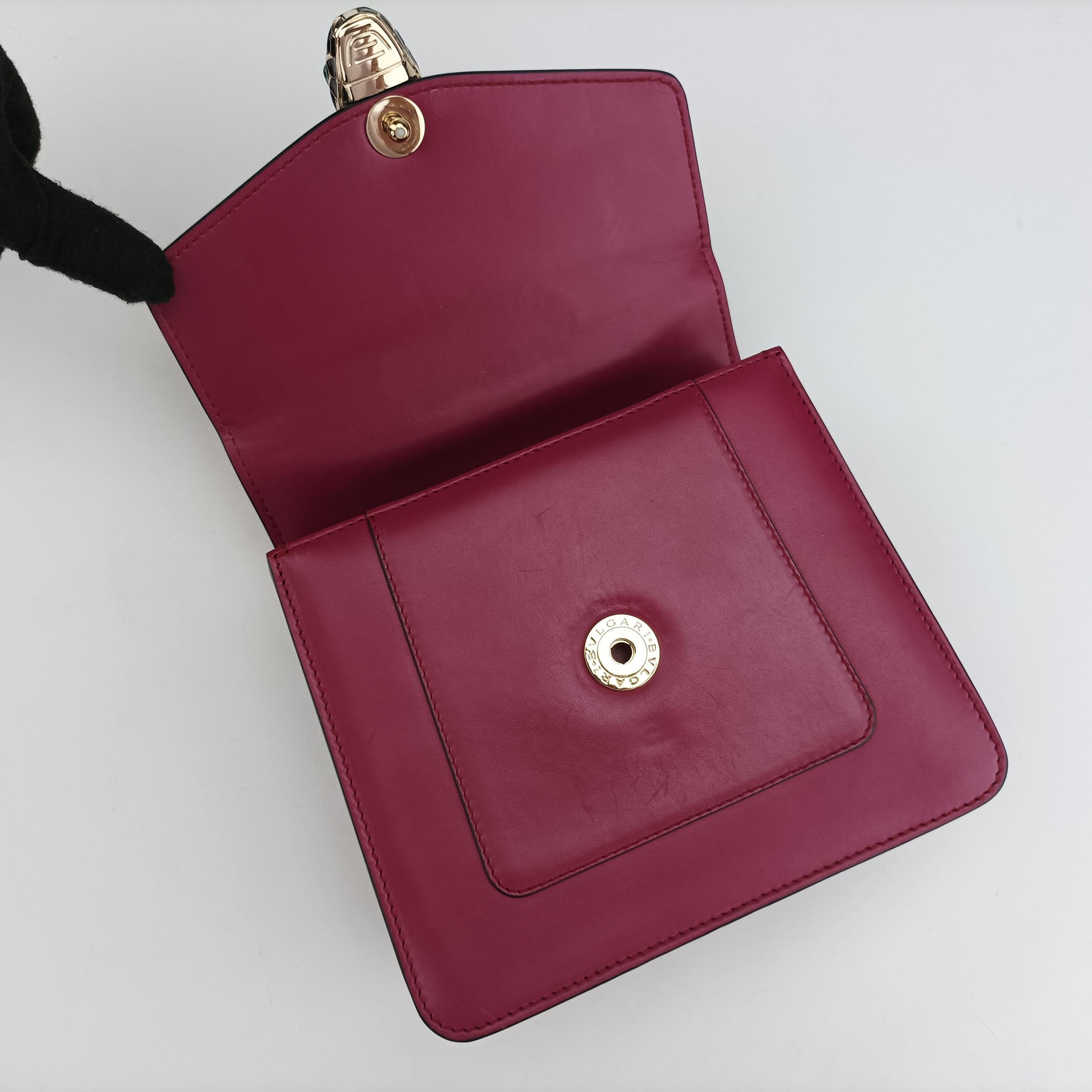 Secondhand Bvlgari SERPENTI FOREVER Rose Leather  shoulderbag | stylenewstar