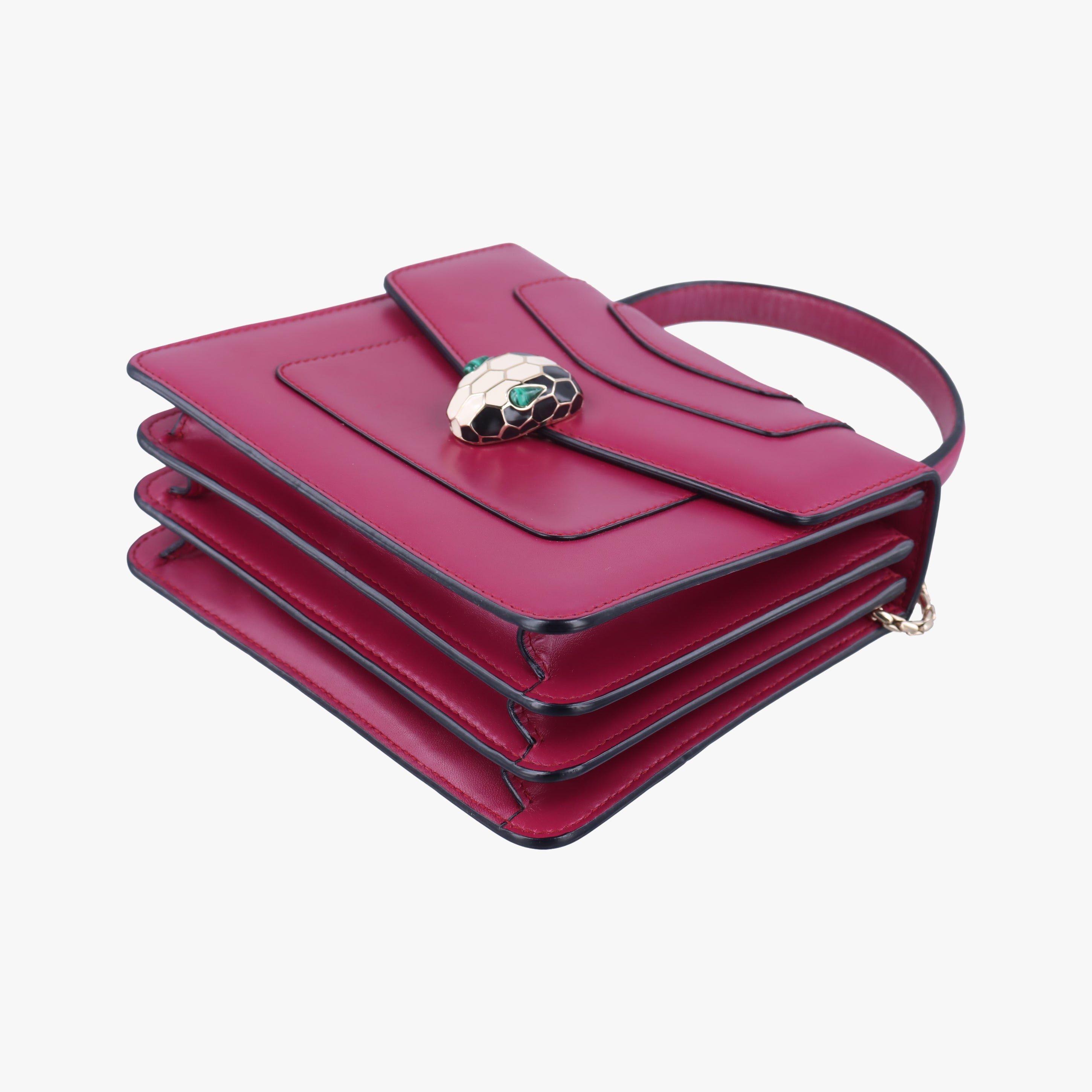Secondhand Bvlgari SERPENTI FOREVER Rose Leather  shoulderbag | stylenewstar