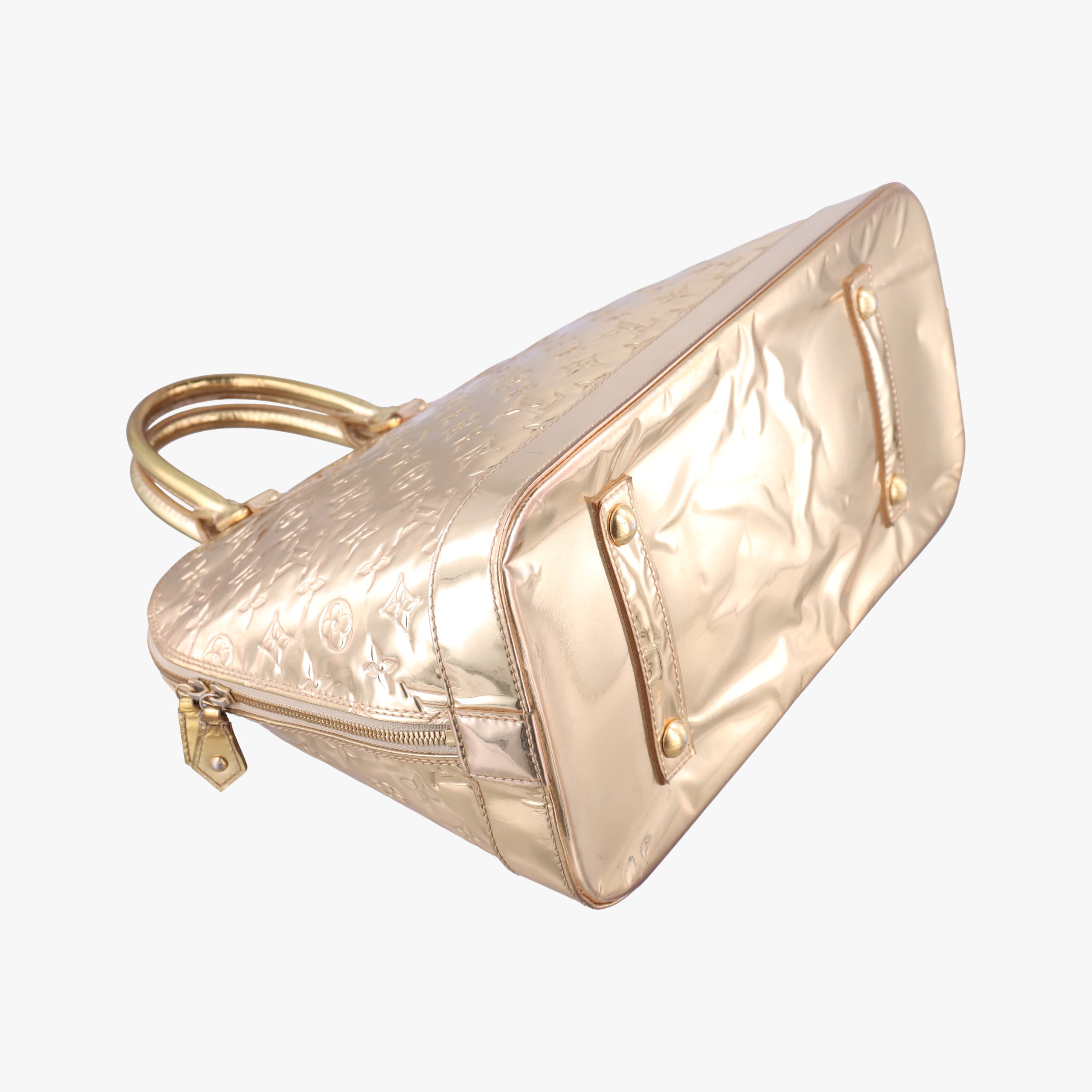 Pre-owned Louis Vuitton Alma GM dore Monogram Miroir M95274 handbag | stylenewstar