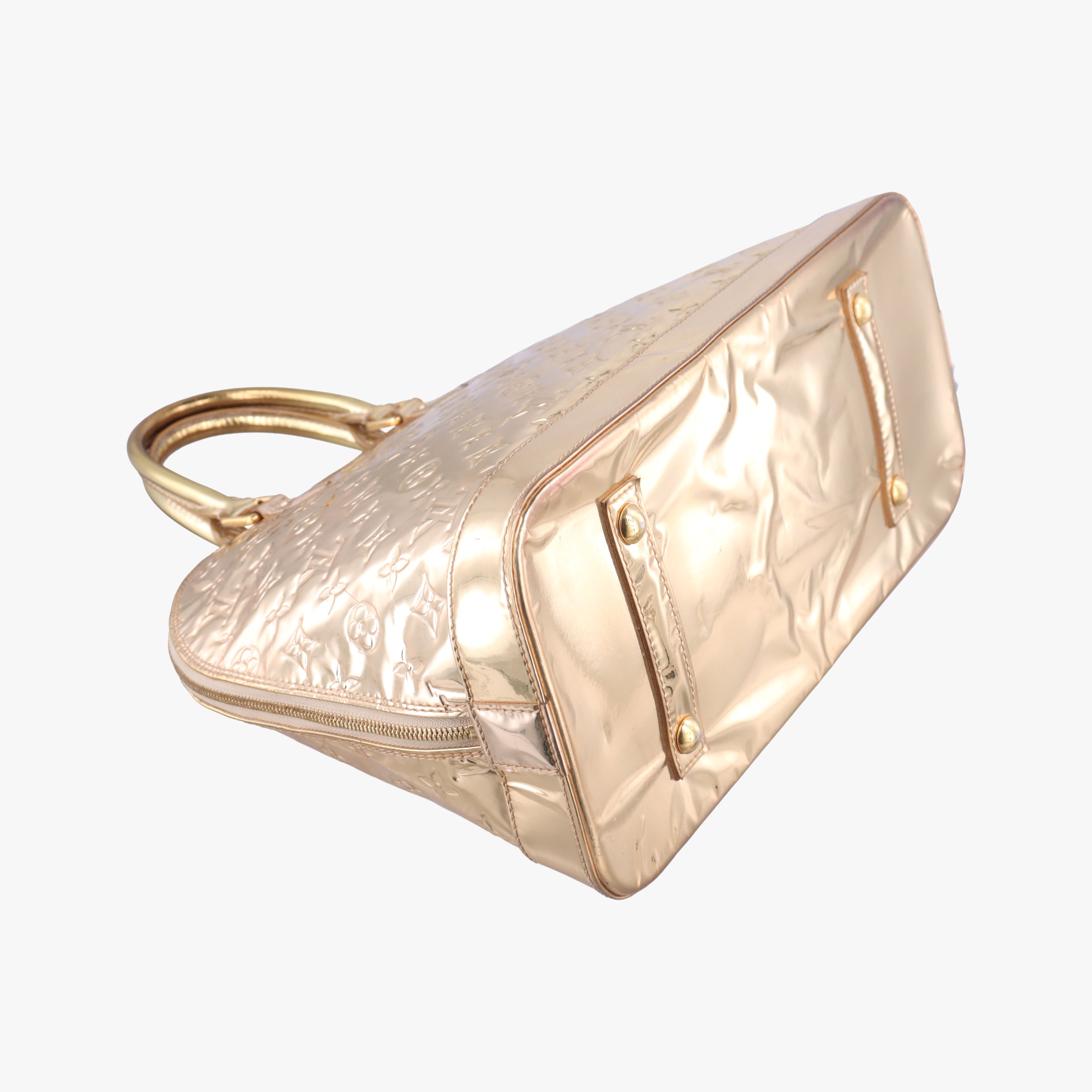 Pre-owned Louis Vuitton Alma GM dore Monogram Miroir M95274 handbag | stylenewstar