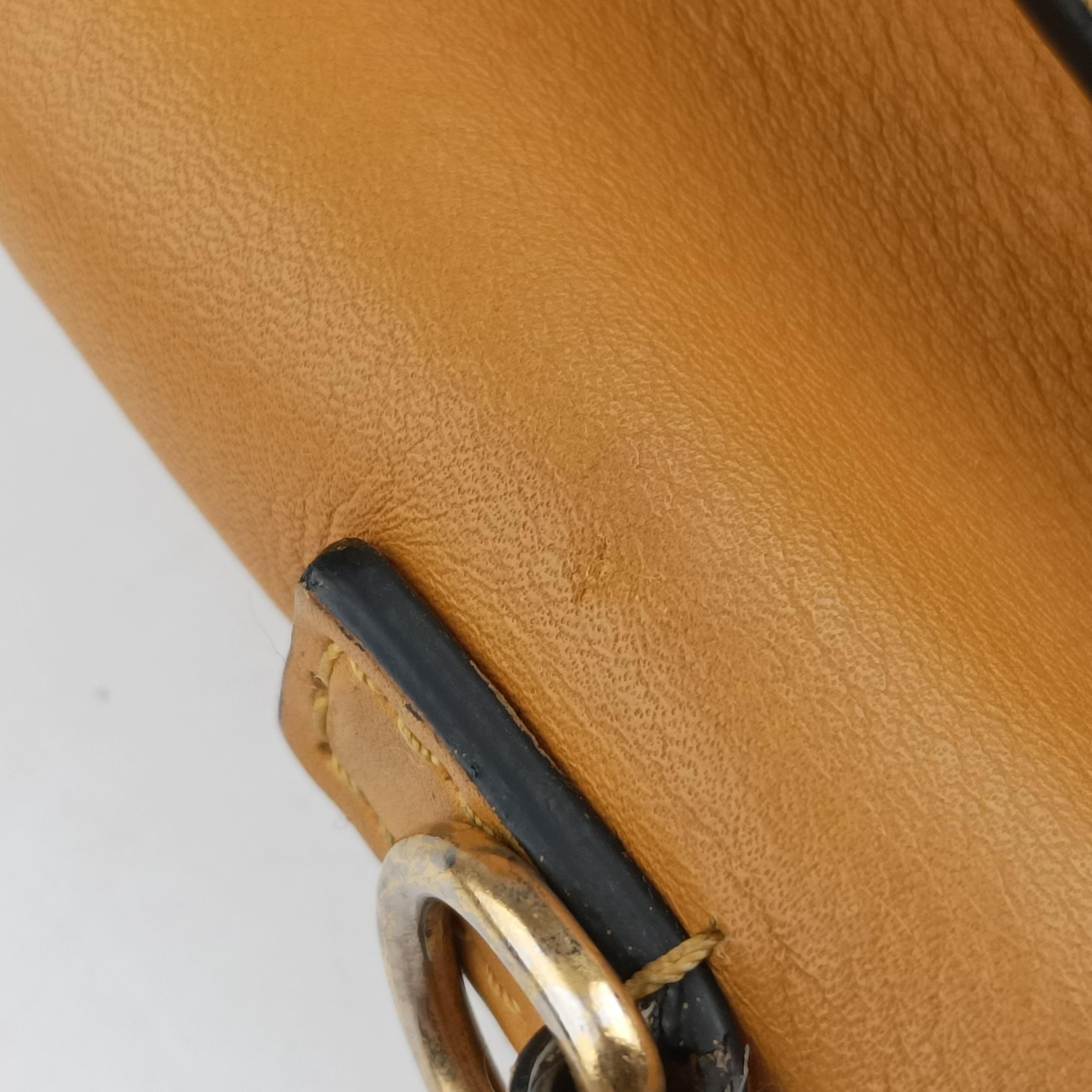 Secondhand Celine luggage nano shopper Yellow×black Leather  shoulderbag | stylenewstar