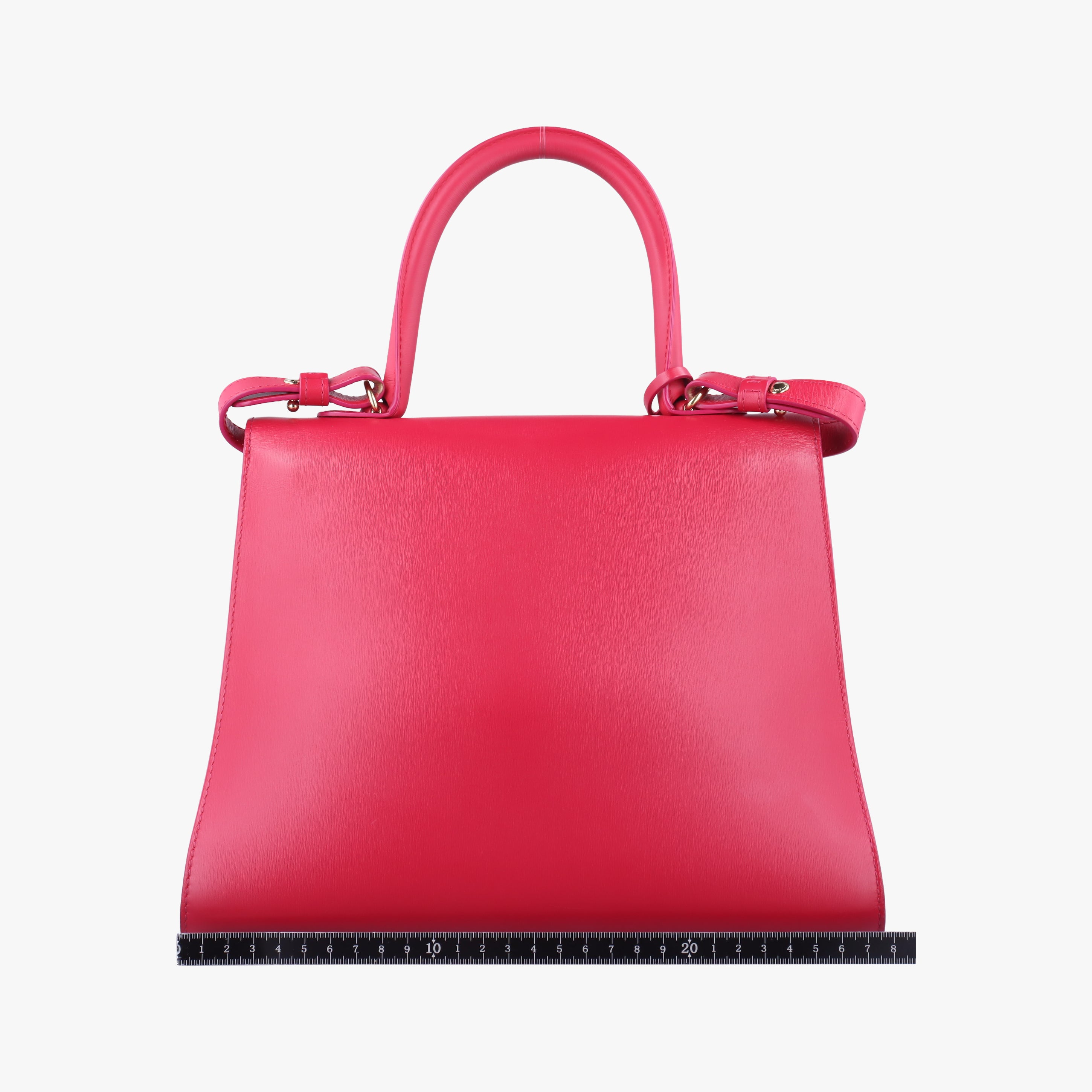 Pre-owned Delvaux Brillon MM Red leather  shoulderbag | stylenewstar