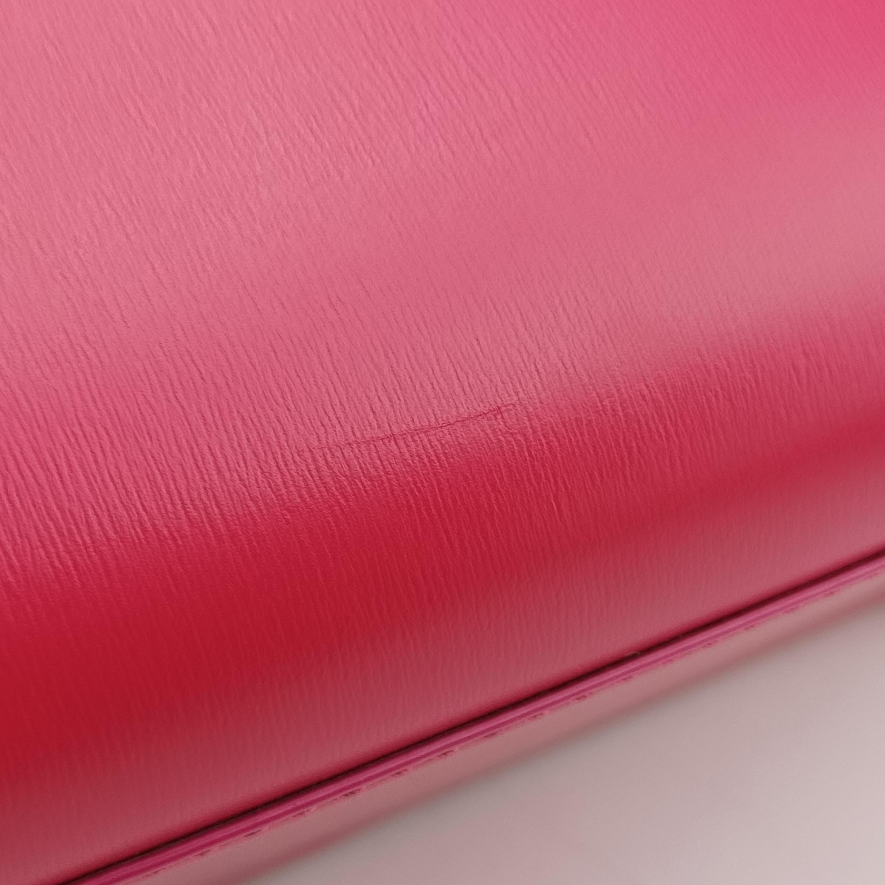 Pre-owned Delvaux Brillon MM Red leather  shoulderbag | stylenewstar