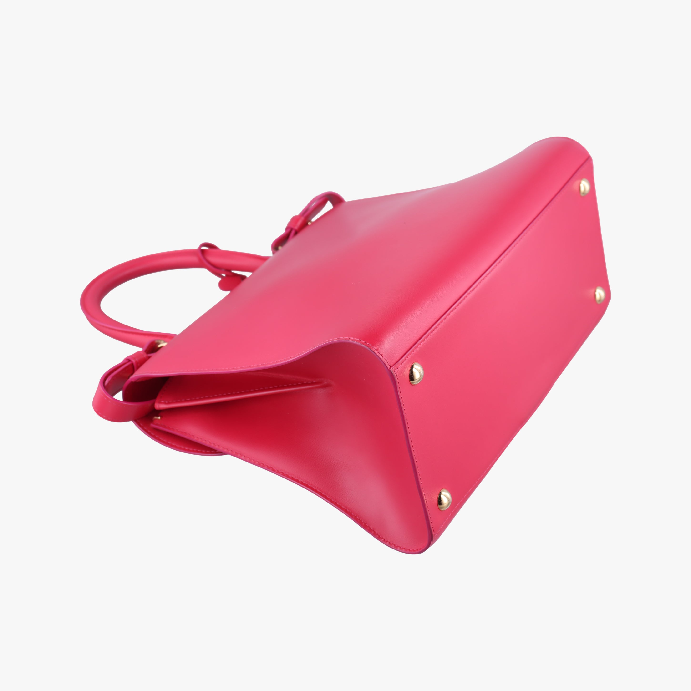 Pre-owned Delvaux Brillon MM Red leather  shoulderbag | stylenewstar