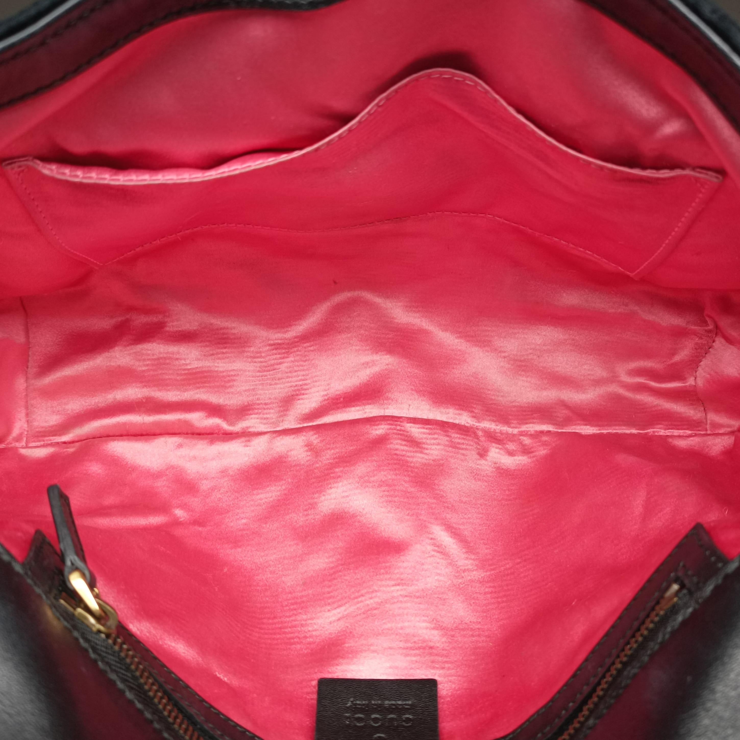 Secondhand Gucci GG Marmont Black×Multicolour velour 443496 shoulderbag | stylenewstar