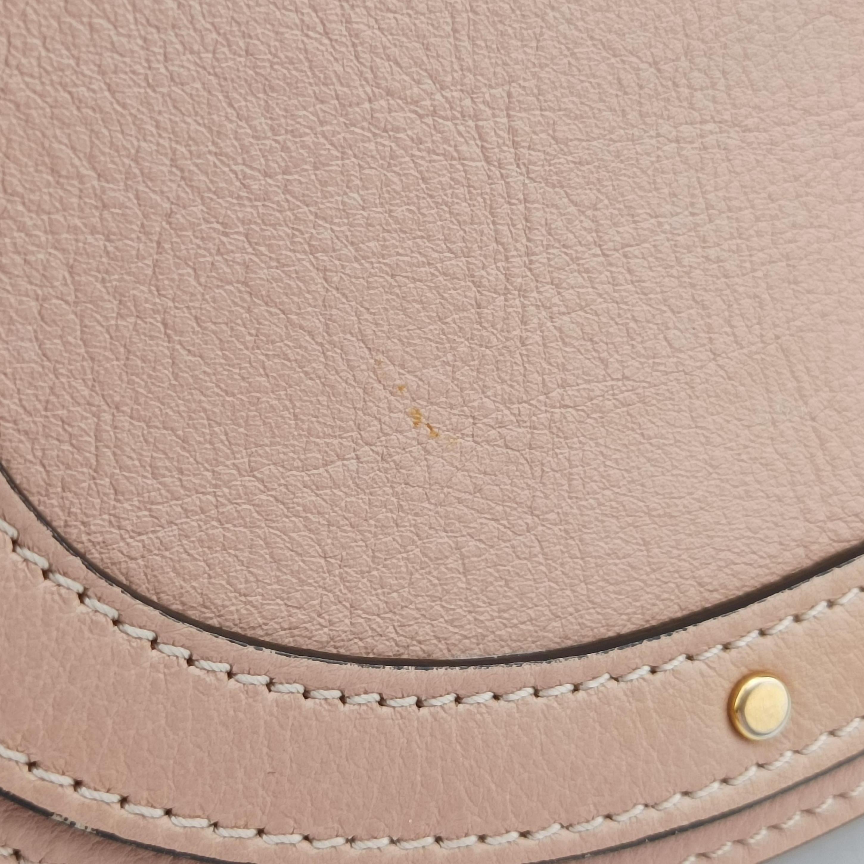 Pre-owned Chloe Bracelet Nile Pink Leather  shoulderbag | stylenewstar