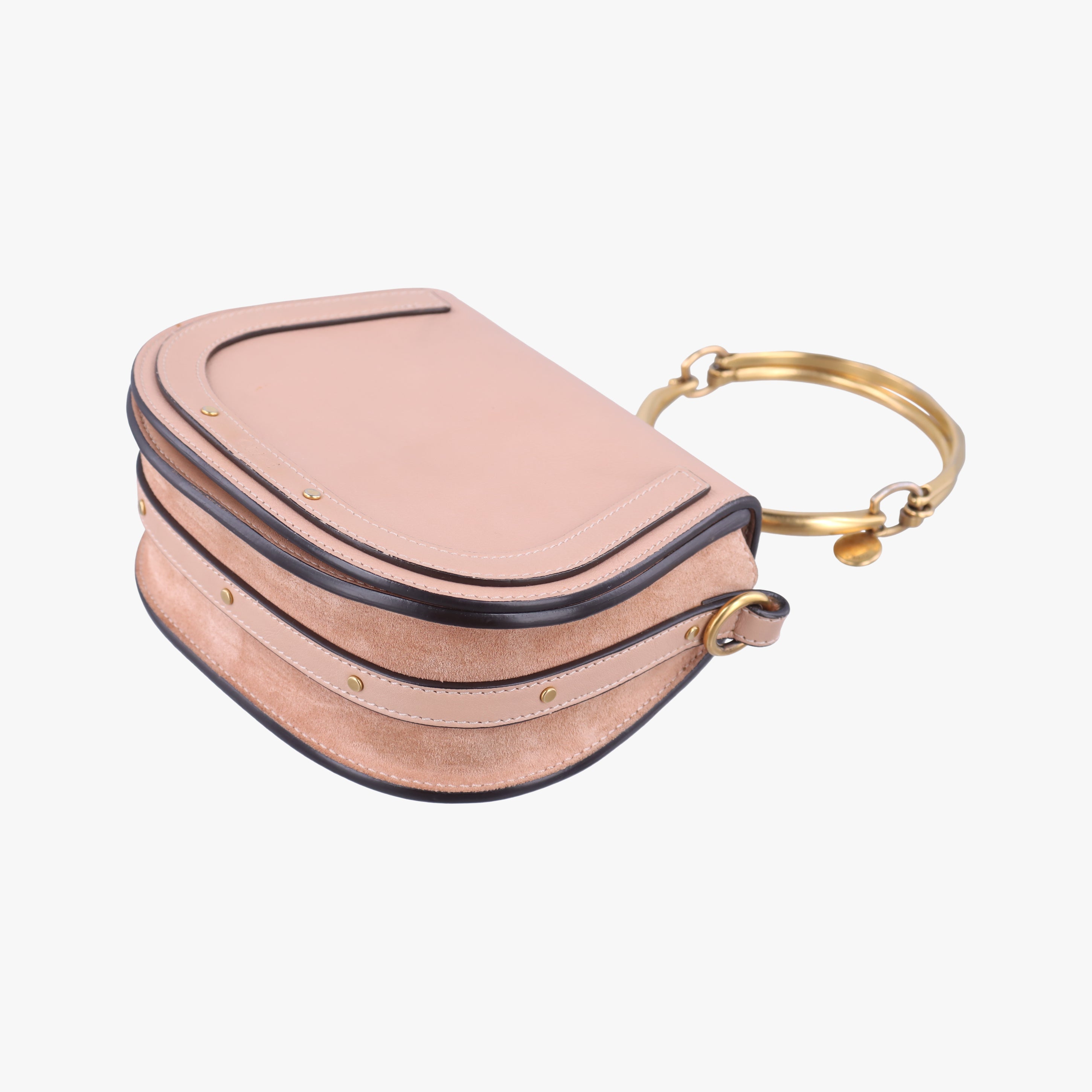Pre-owned Chloe Bracelet Nile Pink Leather  shoulderbag | stylenewstar