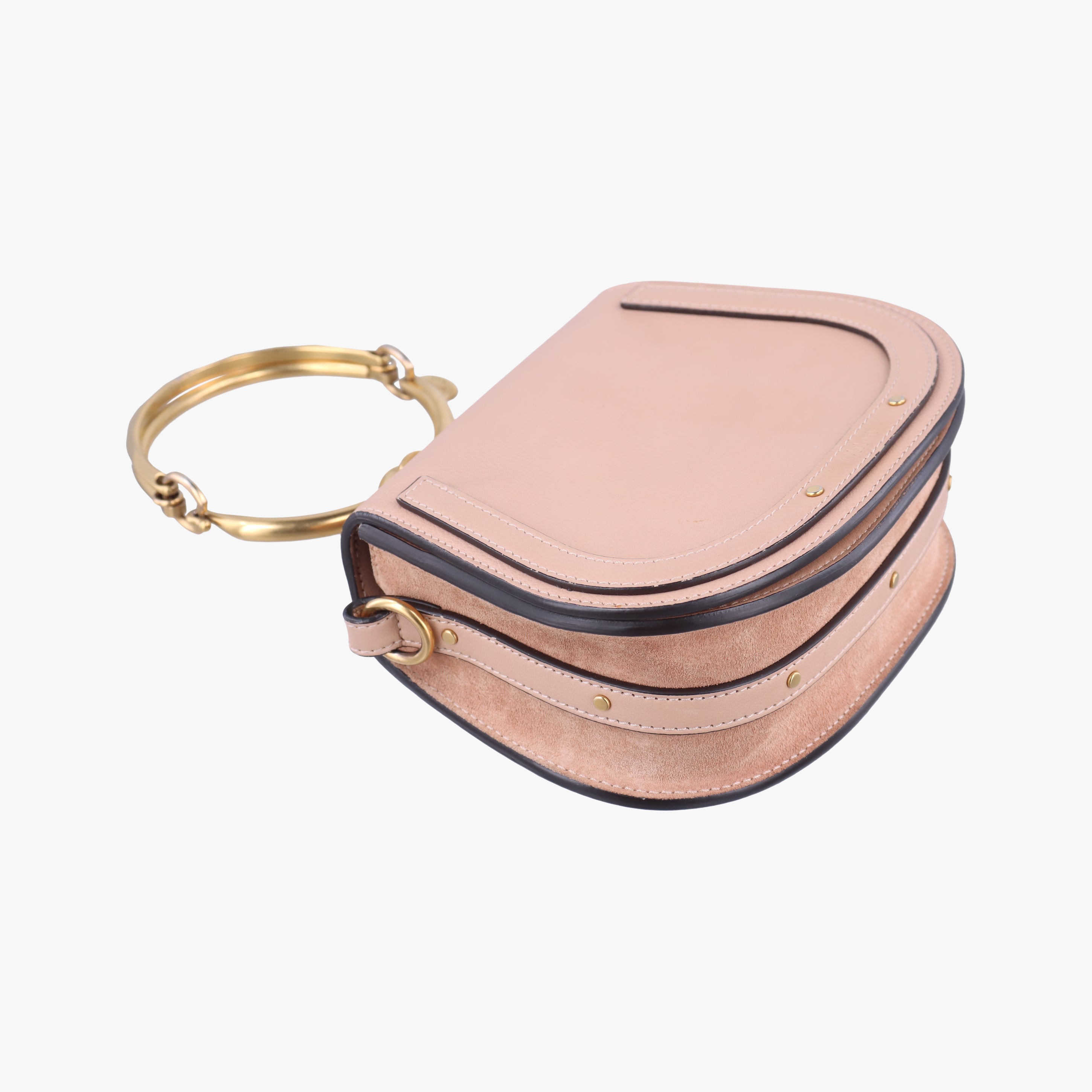 Pre-owned Chloe Bracelet Nile Pink Leather  shoulderbag | stylenewstar