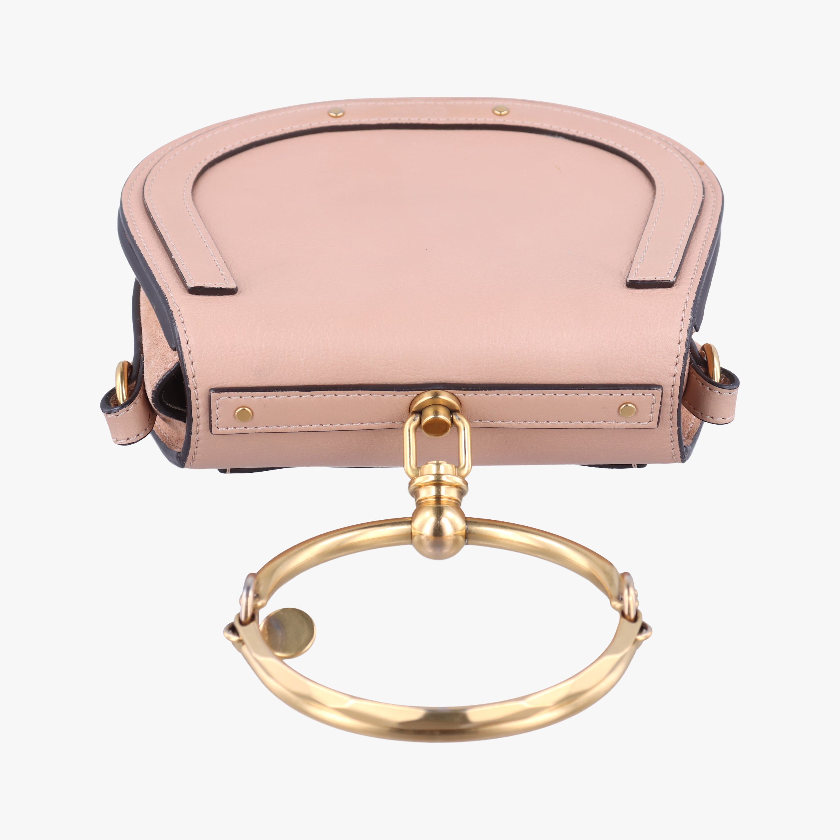 Pre-owned Chloe Bracelet Nile Pink Leather  shoulderbag | stylenewstar